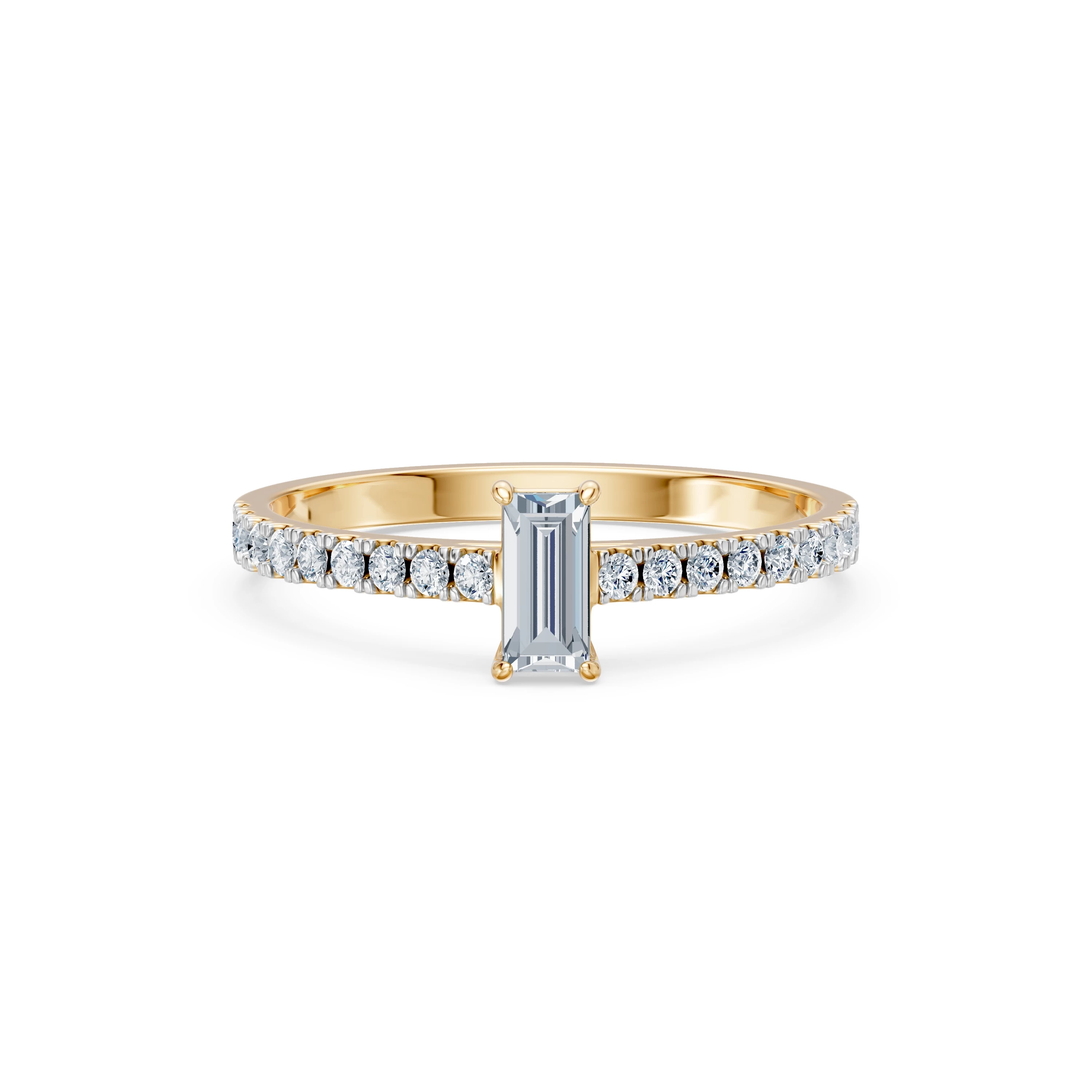 Bague Promesse Sacrée Solitaire Éternité 0,3 ct — vue 6
