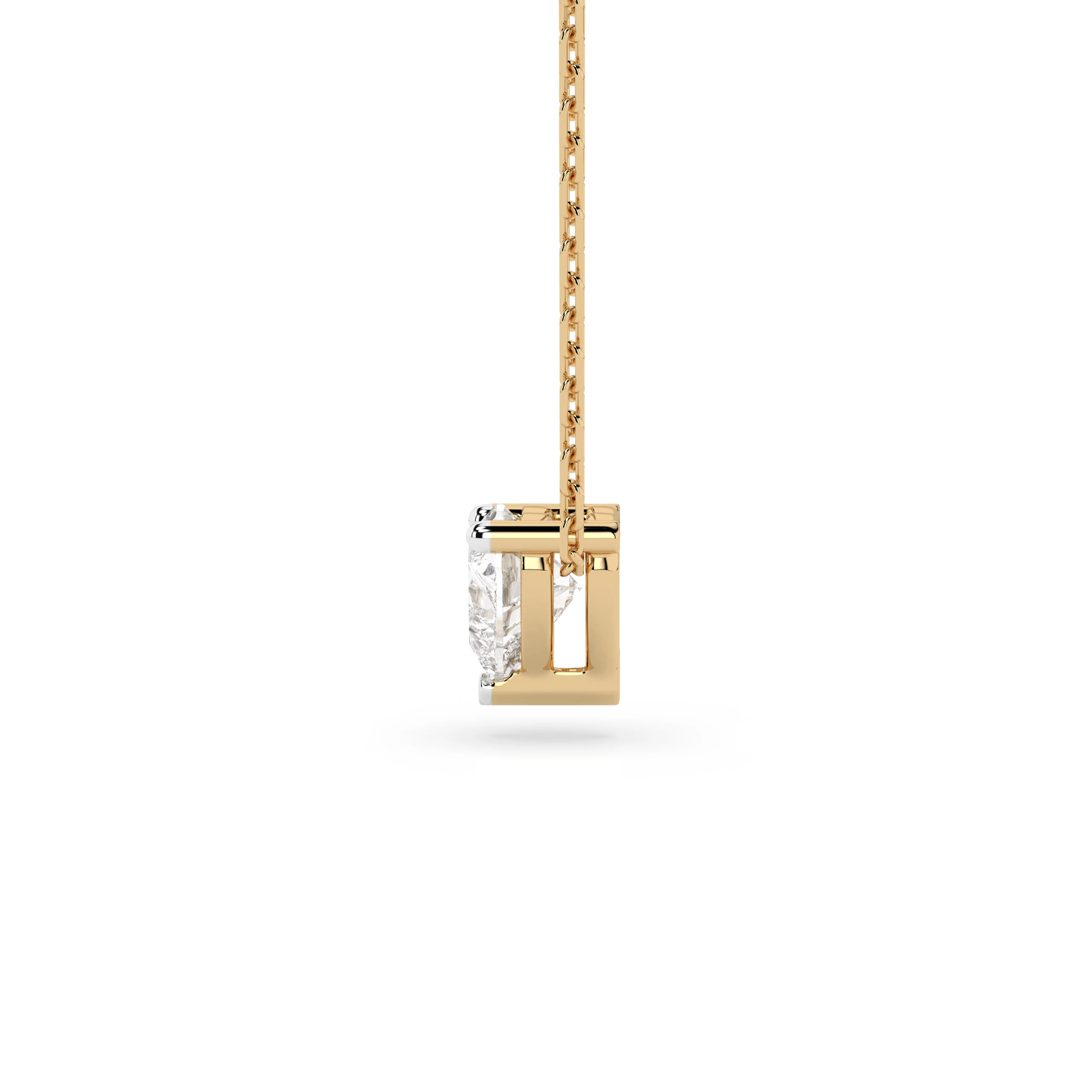 Collier Zénith Divin Solitaire cœur 0,3 ct — vue 6