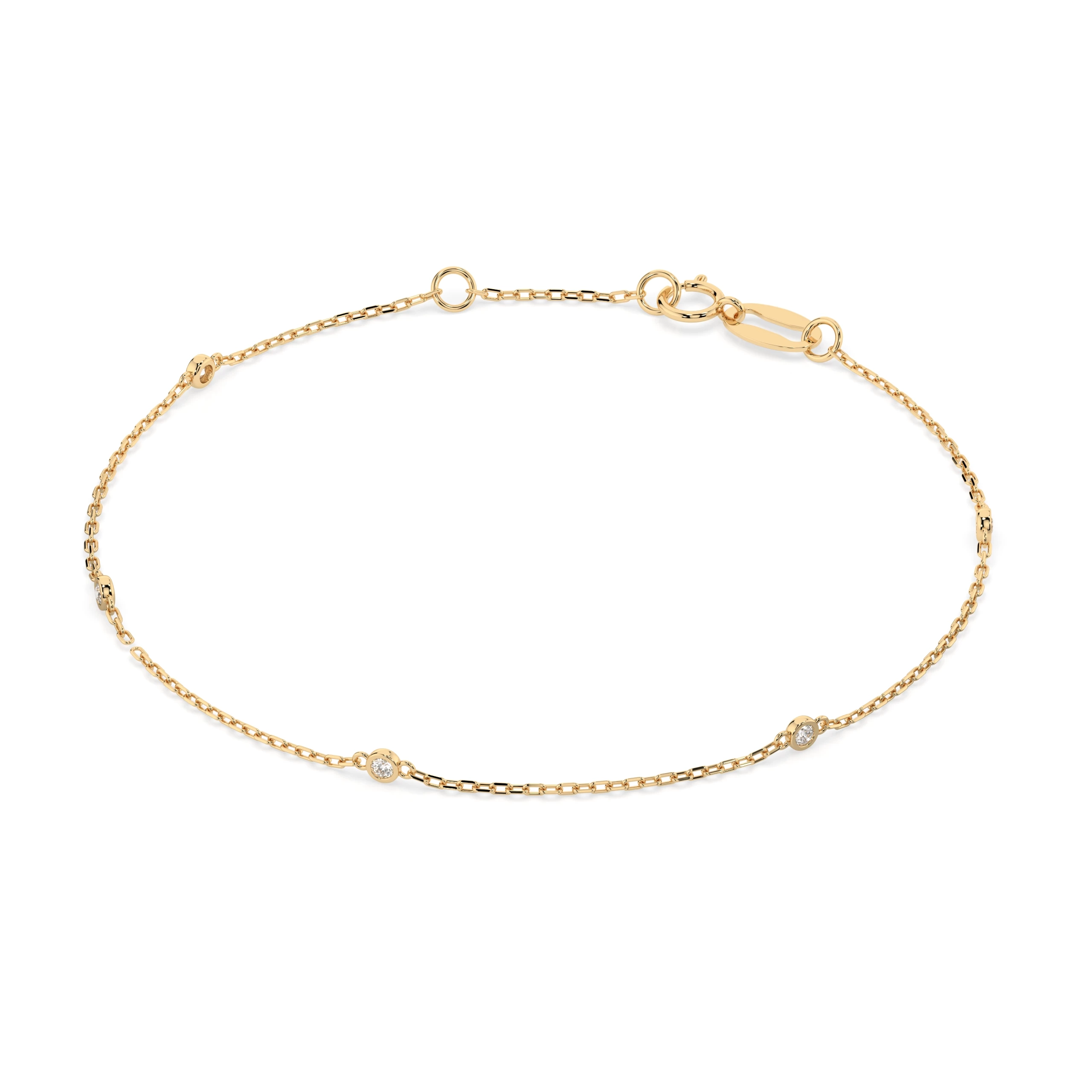 Bracelet Raffinement Raffiné Minimalisme ronde 0,07 ct — vue 5