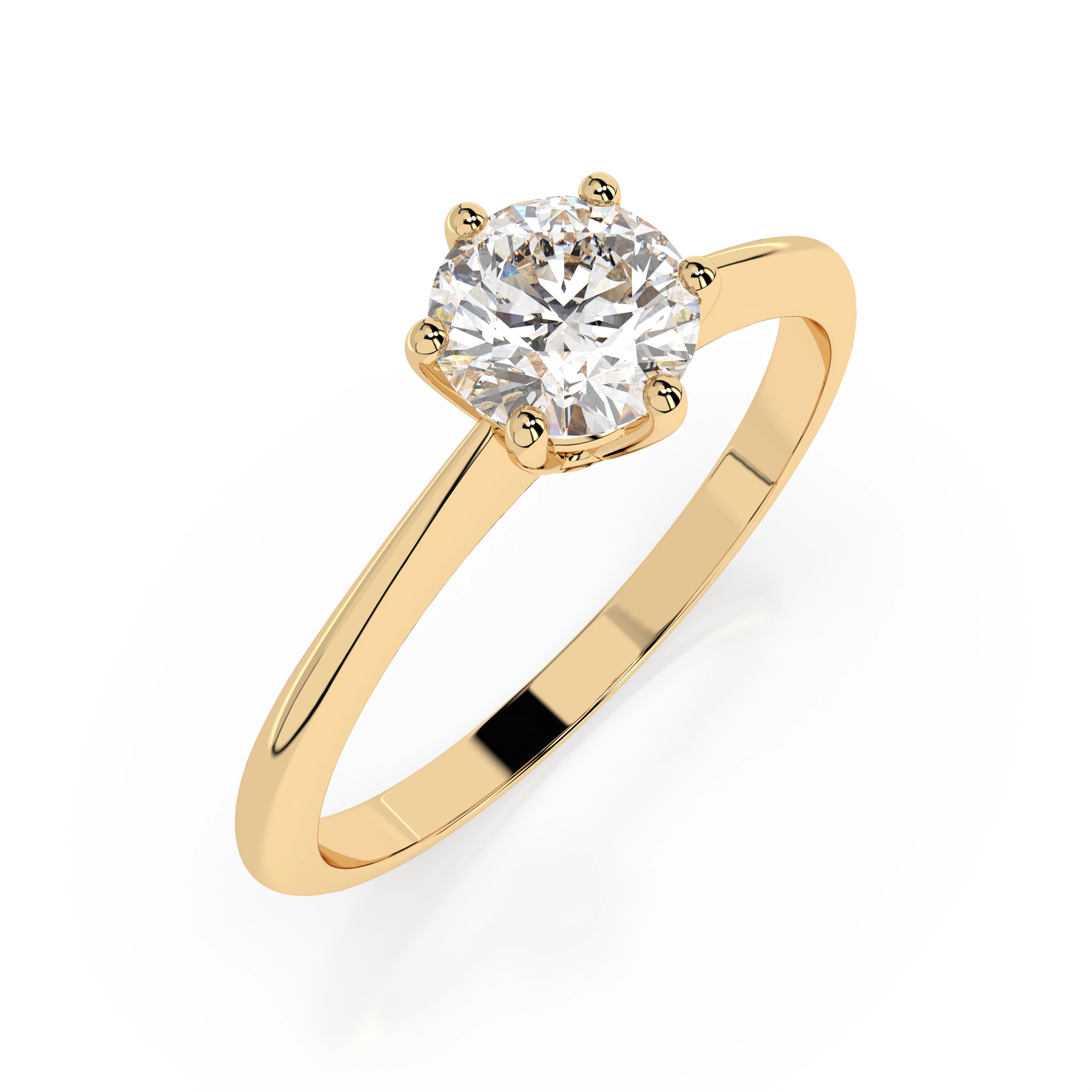 Bague Joyau Éblouissant Solitaire ronde 0,3 ct · 4,2 mm — vue 4