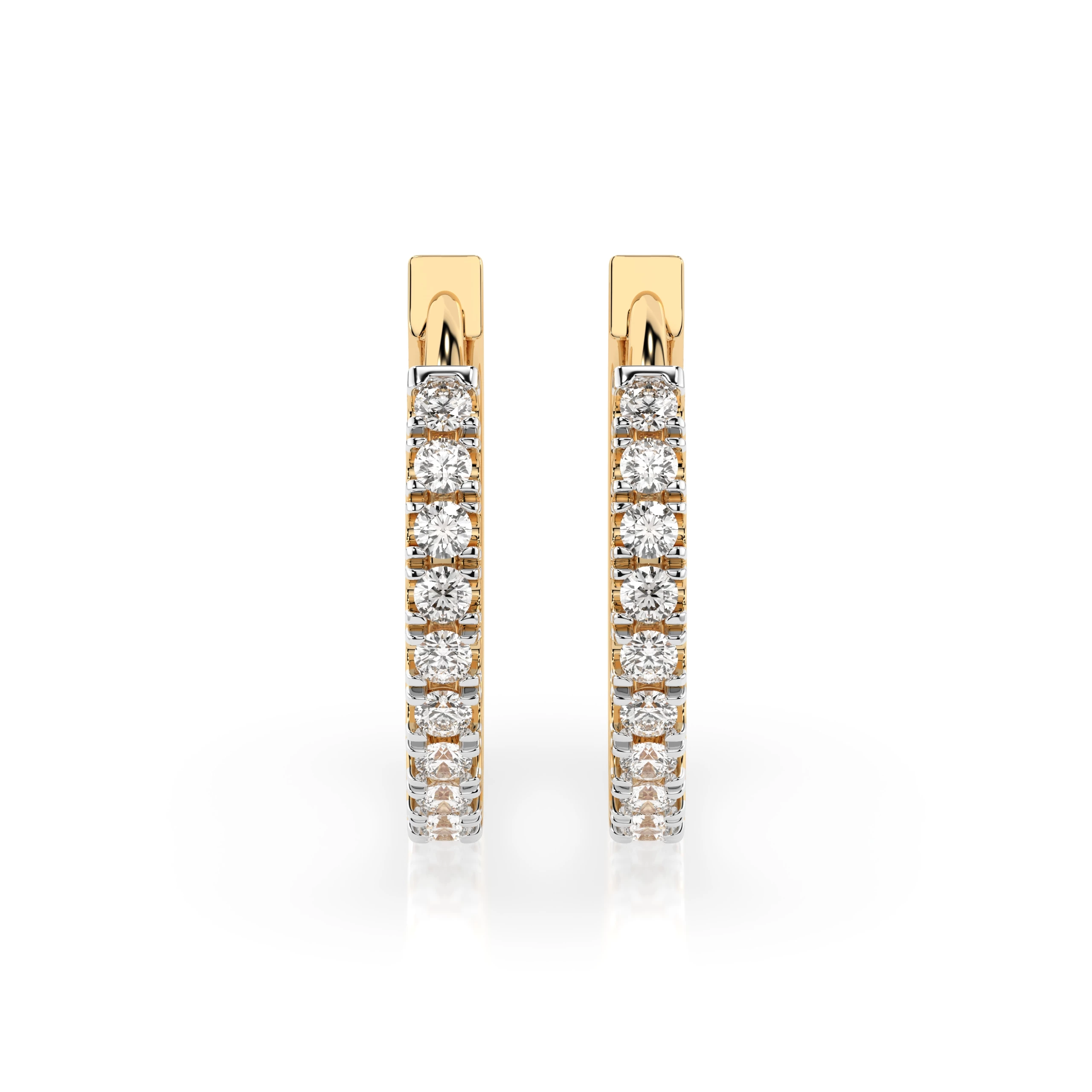 Boucles d'oreilles Désir Éblouissant Éternité ronde 0,22 ct — vue 4