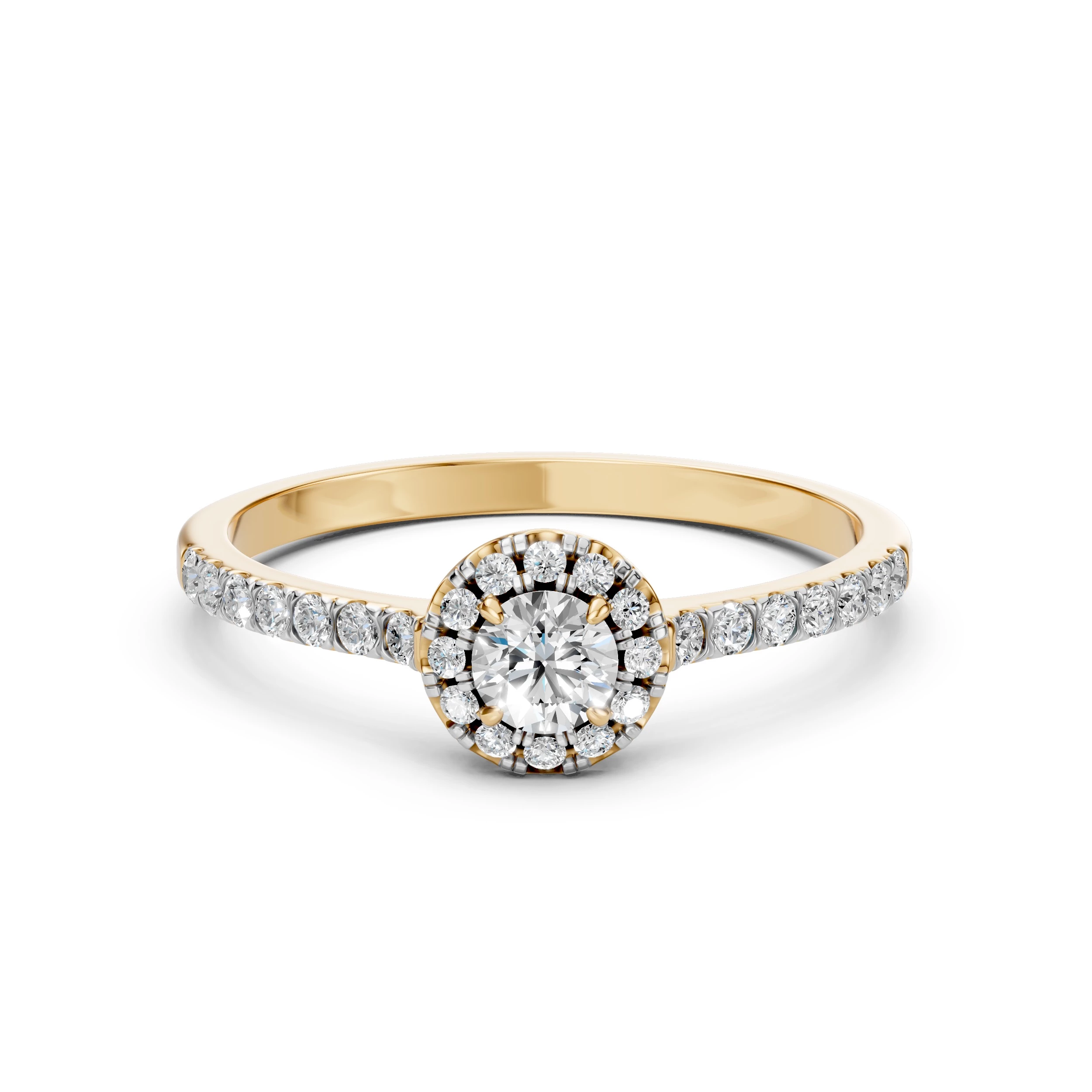 Bague Douceur Radieuse Solitaire Éternité ronde 0,25 ct · 4,0 mm — vue 6