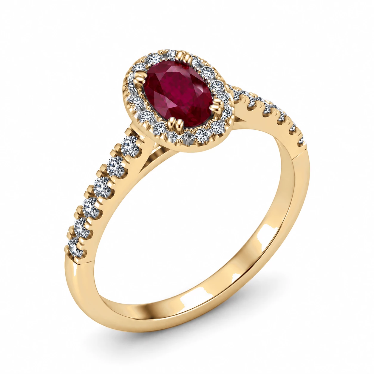 Bague Douceur Éternelle Pierre Précieuse ovale 0,63 ct — vue 7