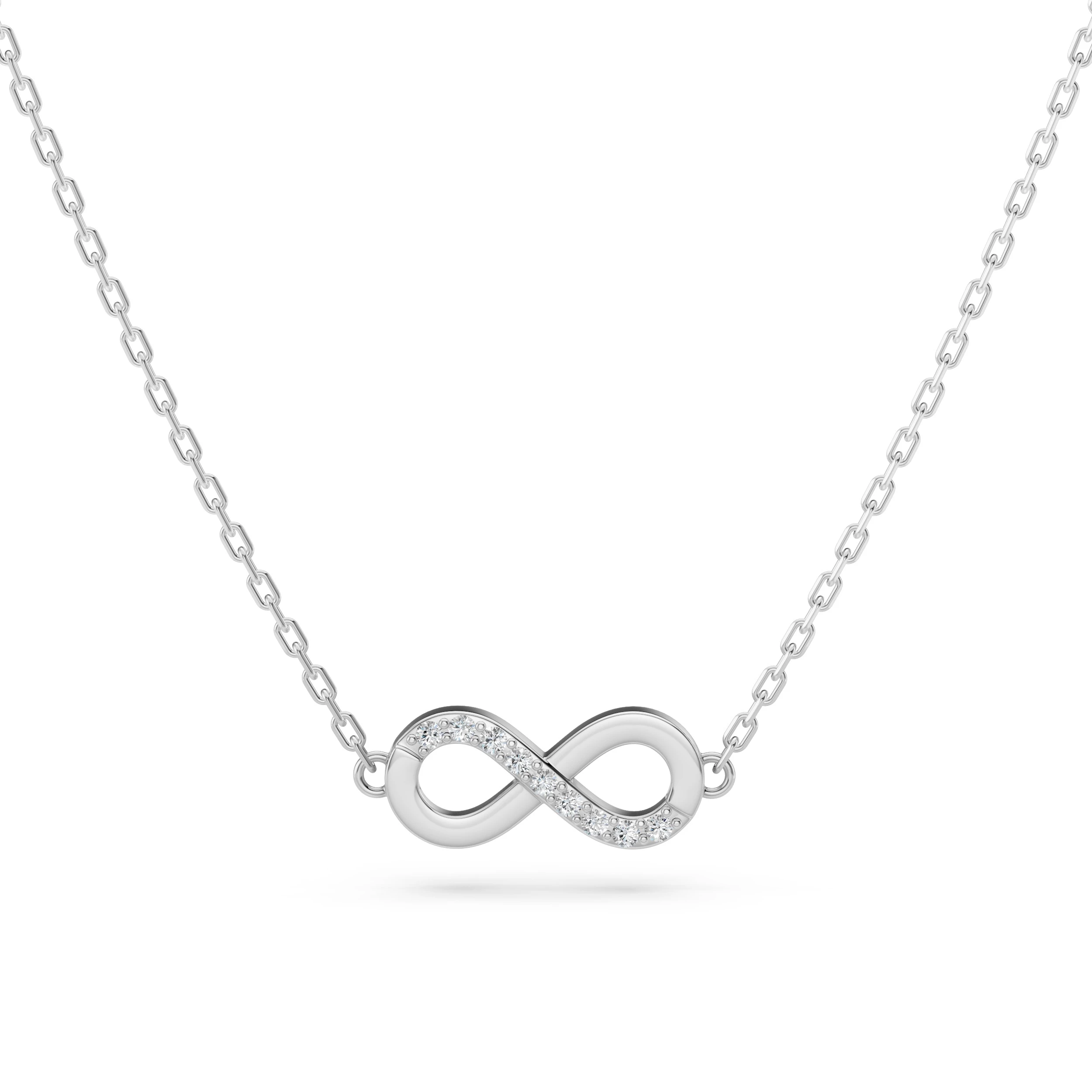 Collier Perfection Parisienne Minimalisme ronde 0,05 ct — vue 1