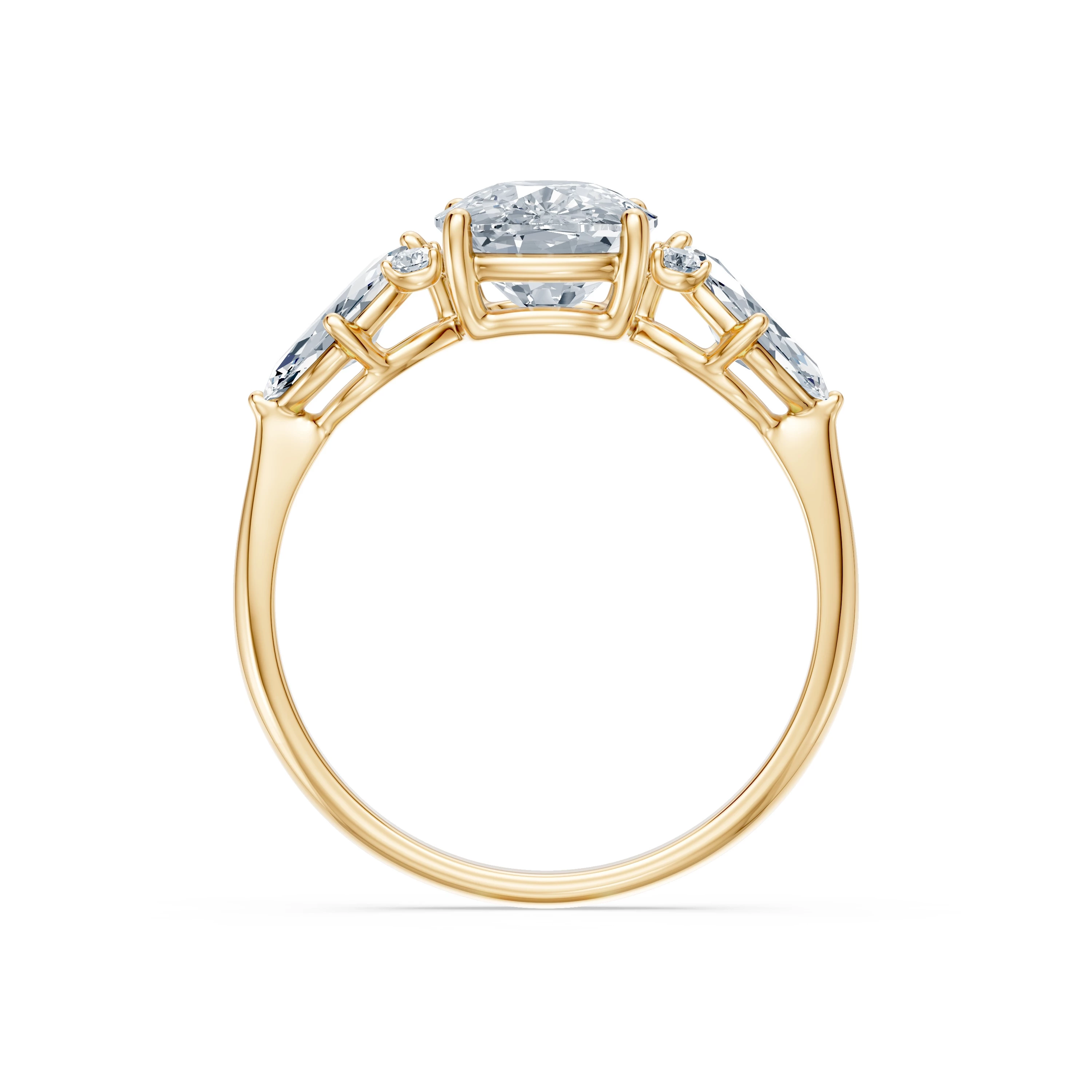 Bague Idylle Précieuse Solitaire Éternité coussin 2 ct · 2,0 mm — vue 5
