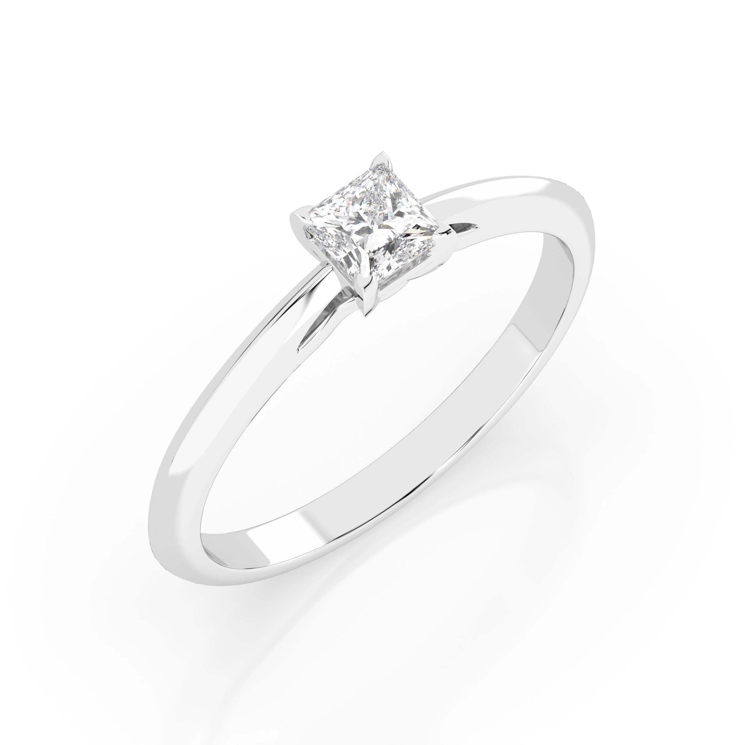 Bague Prestige Impérial Solitaire princesse 0,3 ct — vue 1