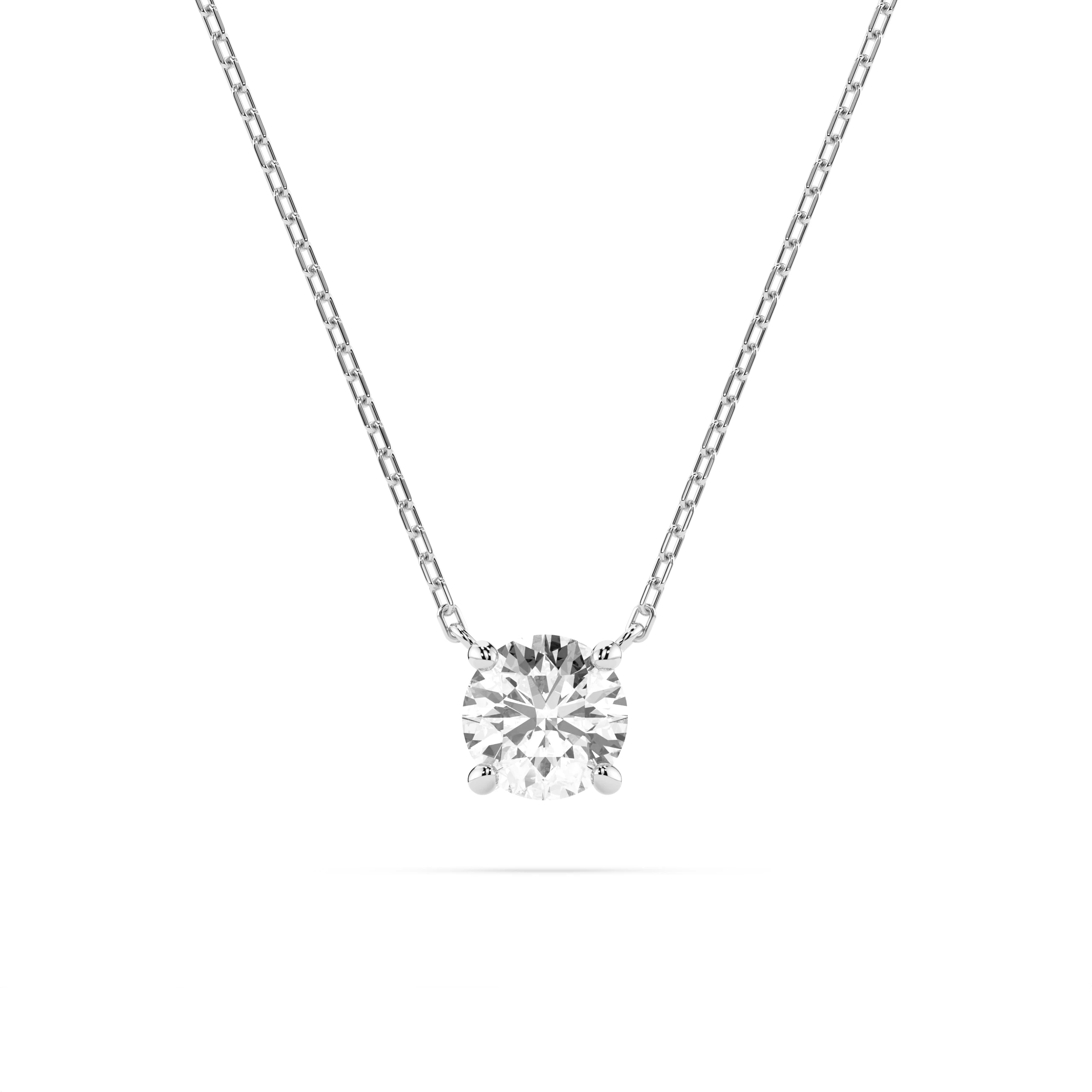 Collier Étoile Infinie Solitaire ronde 0,3 ct · 4,2 mm — vue 1