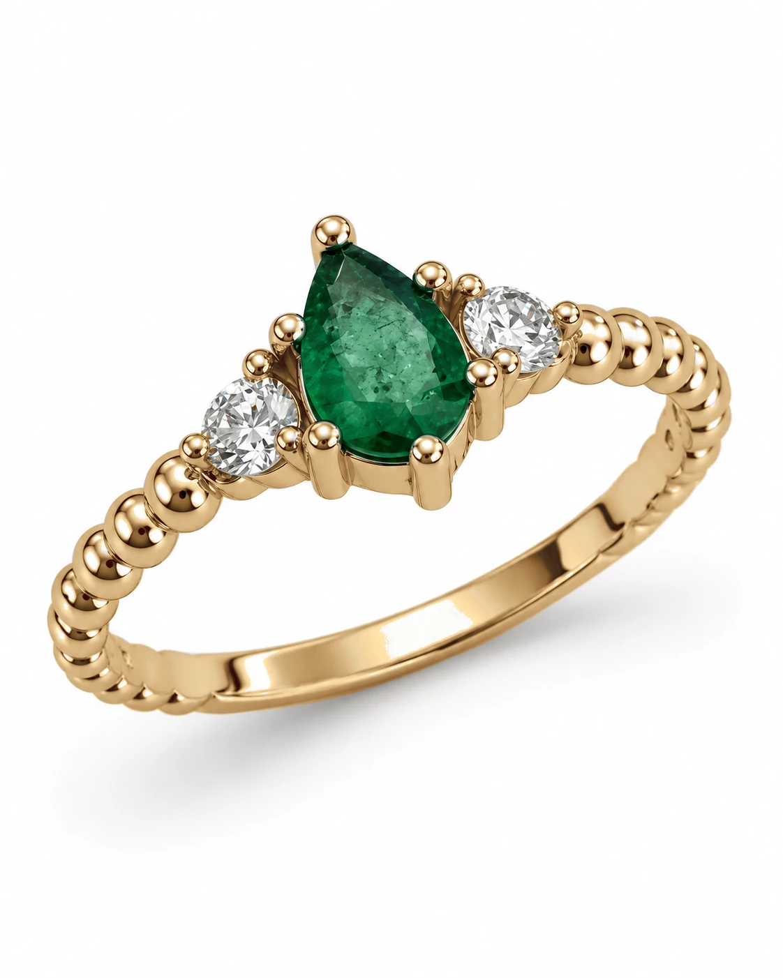 Bague Majesté Radieuse Pierre Précieuse 0,33 ct — vue 7
