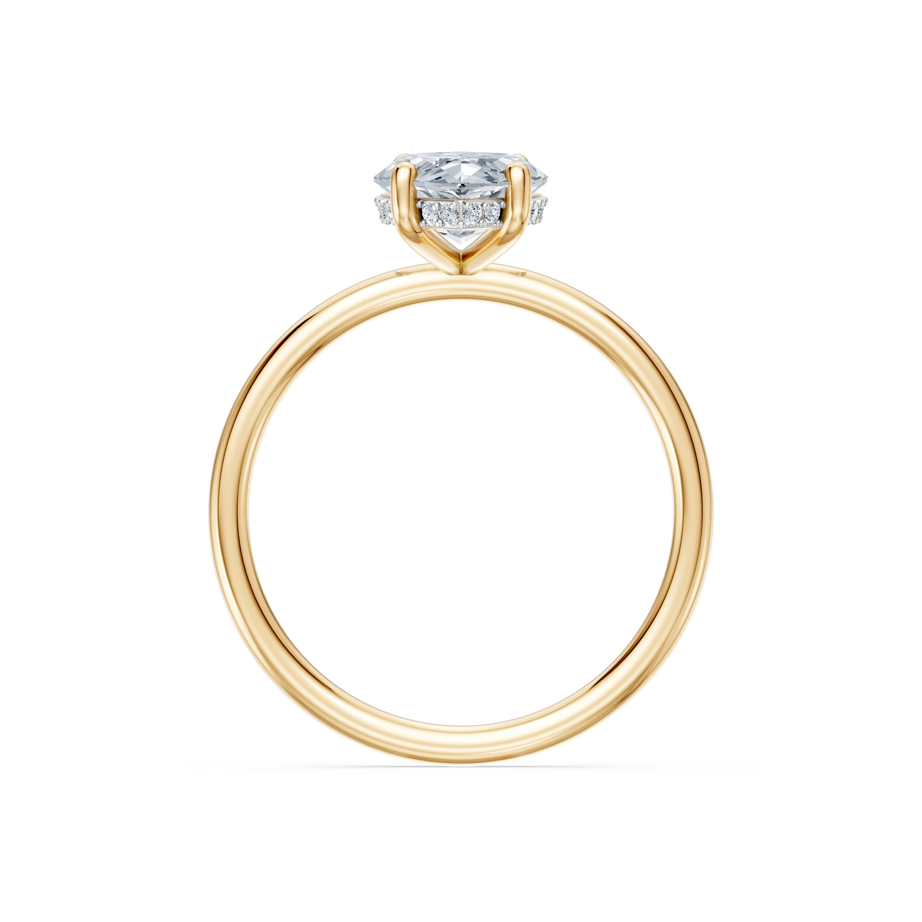 Bague Précieuse Éternelle Solitaire marquise 2 ct · 2,0 mm — vue 5