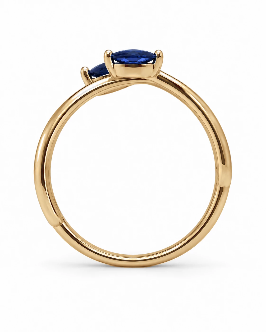 Bague Zénith Argenté Pierre Précieuse poire 0,5 ct — vue 8