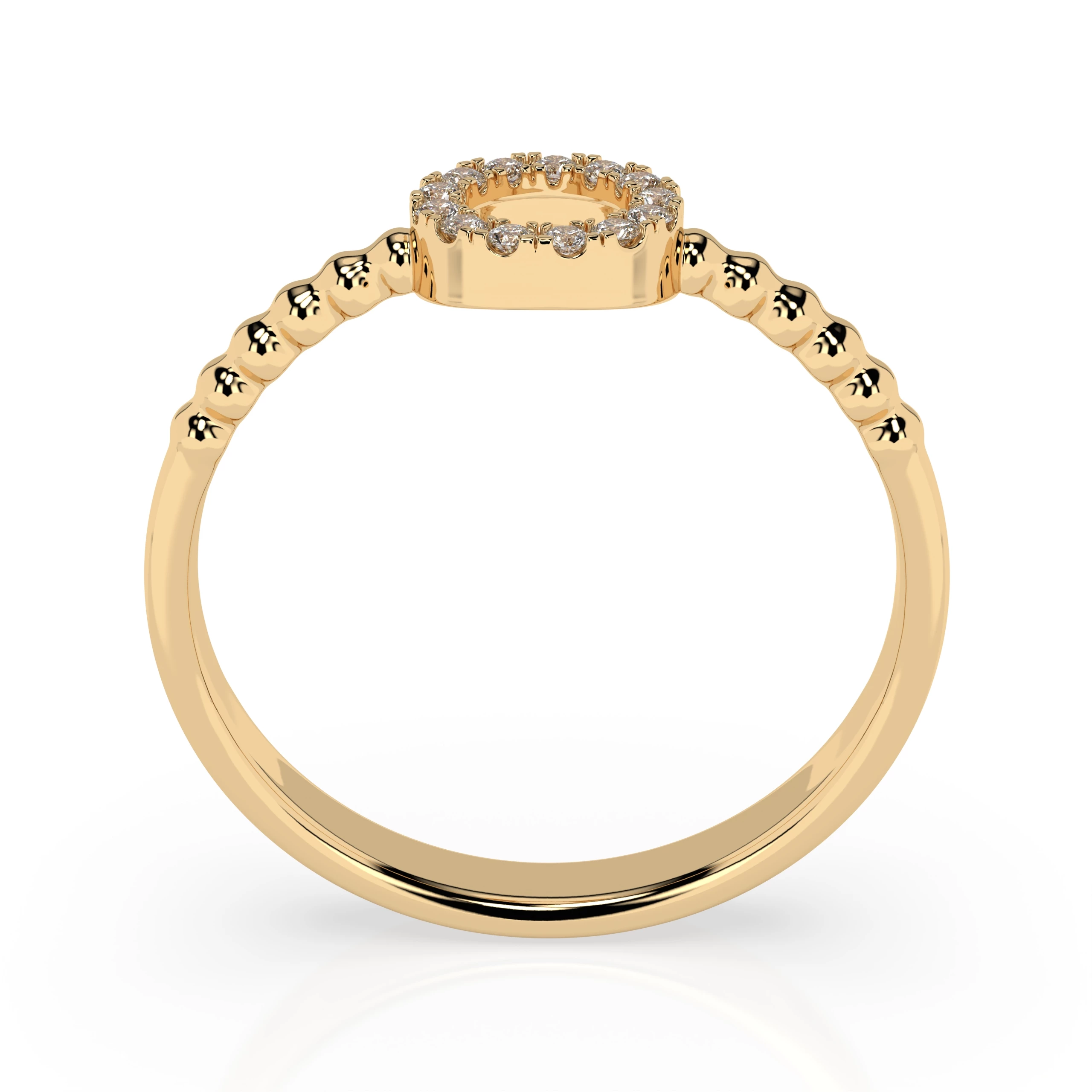 Bague L'Exquise Minimalisme ronde 0,08 ct — vue 5