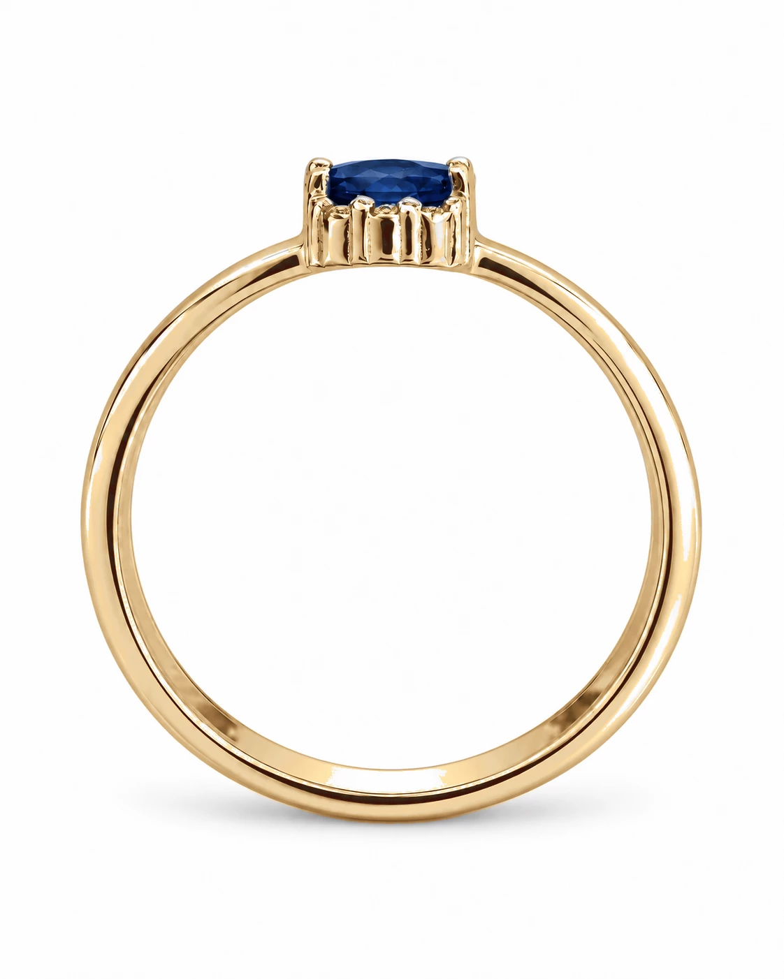 Bague Éclipse Sacrée Pierre Précieuse 0,31 ct — vue 8