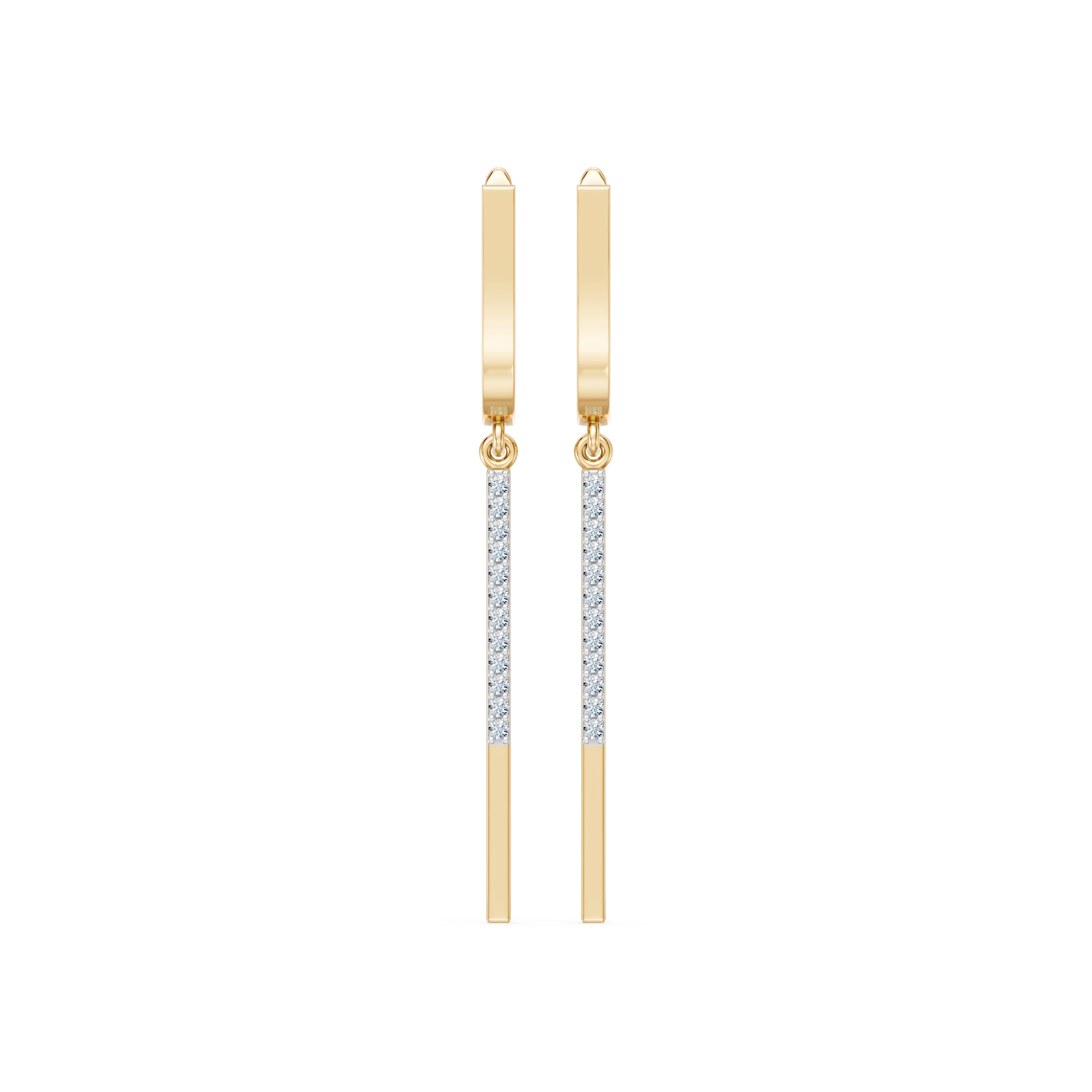 Boucles d'oreilles Magnificence Précieuse Minimalisme 0,01 ct — vue 4