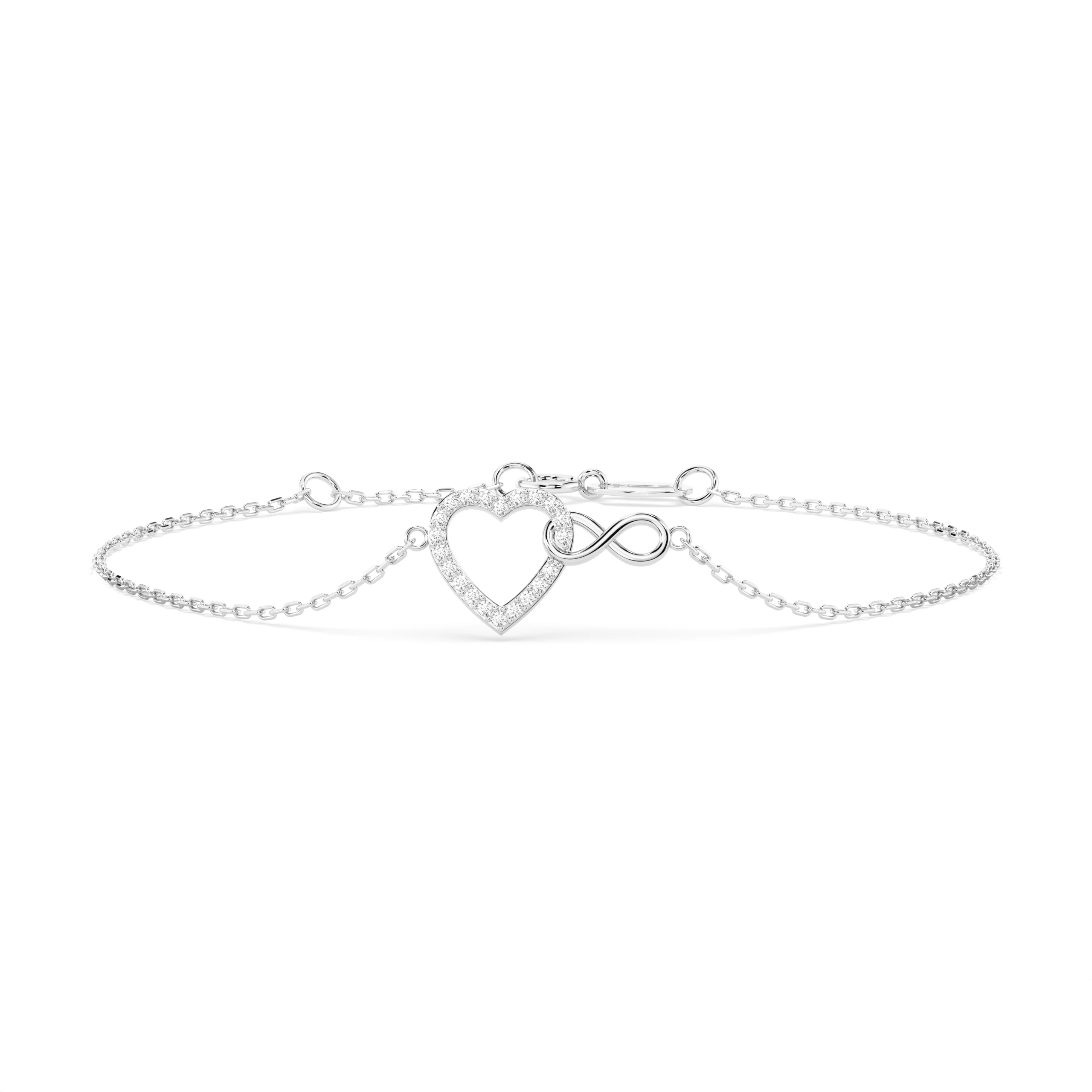 Bracelet Magnificence Raffinée Minimalisme ronde 0,11 ct — vue 1