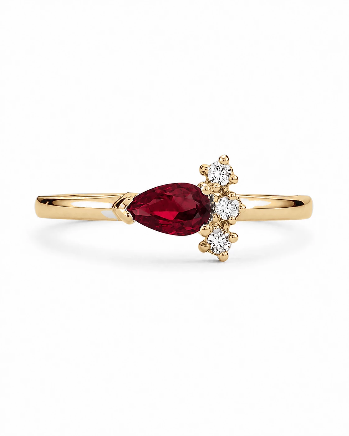 Bague Harmonie Radieuse Pierre Précieuse 0,22 ct — vue 9