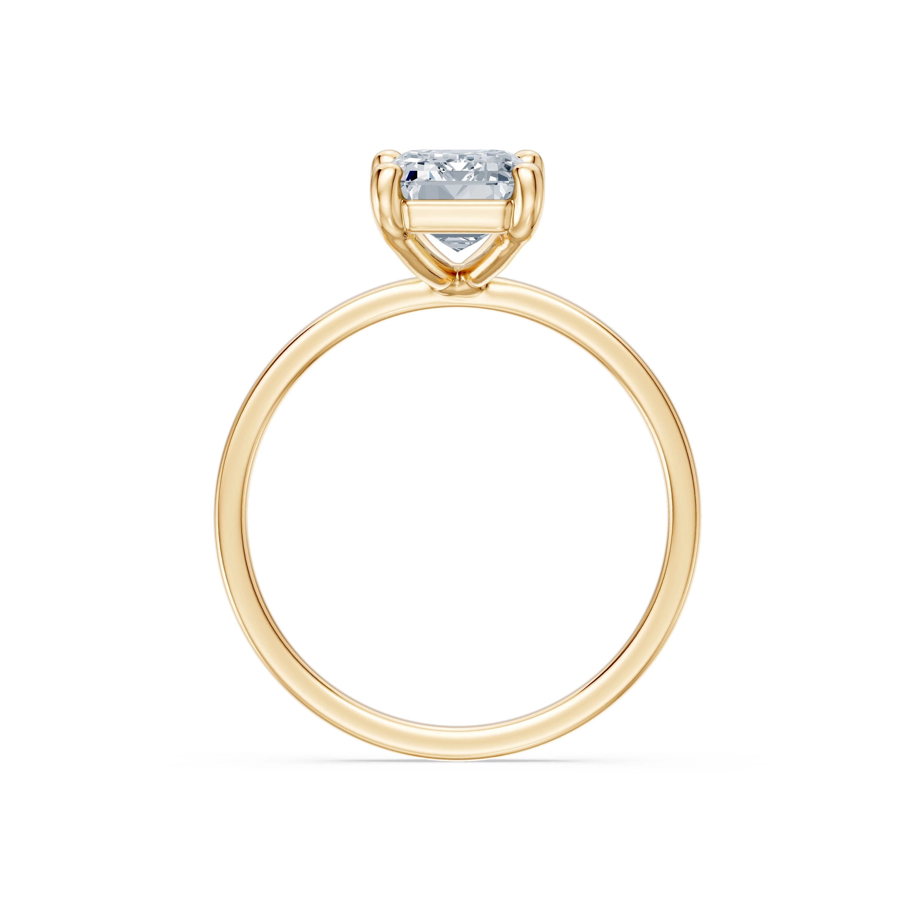 Bague Prestige Unique Solitaire émeraude 2 ct · 2,0 mm — vue 5