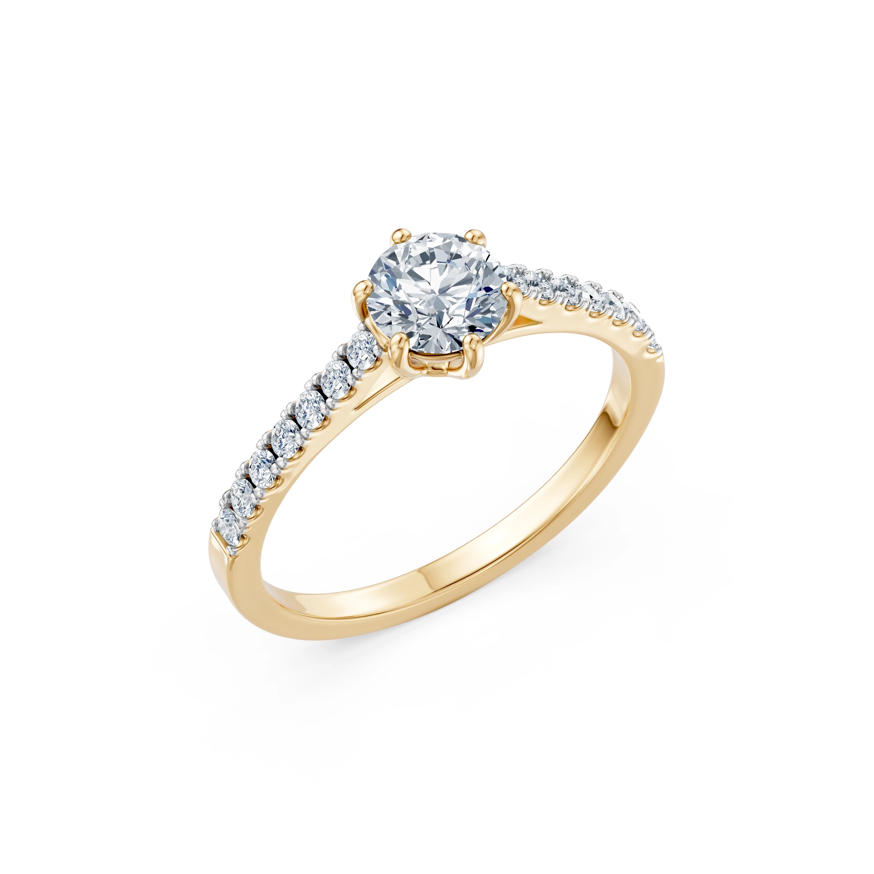 Bague Vœu Sincère Solitaire Éternité ronde 0,7 ct · 5,7 mm — vue 4