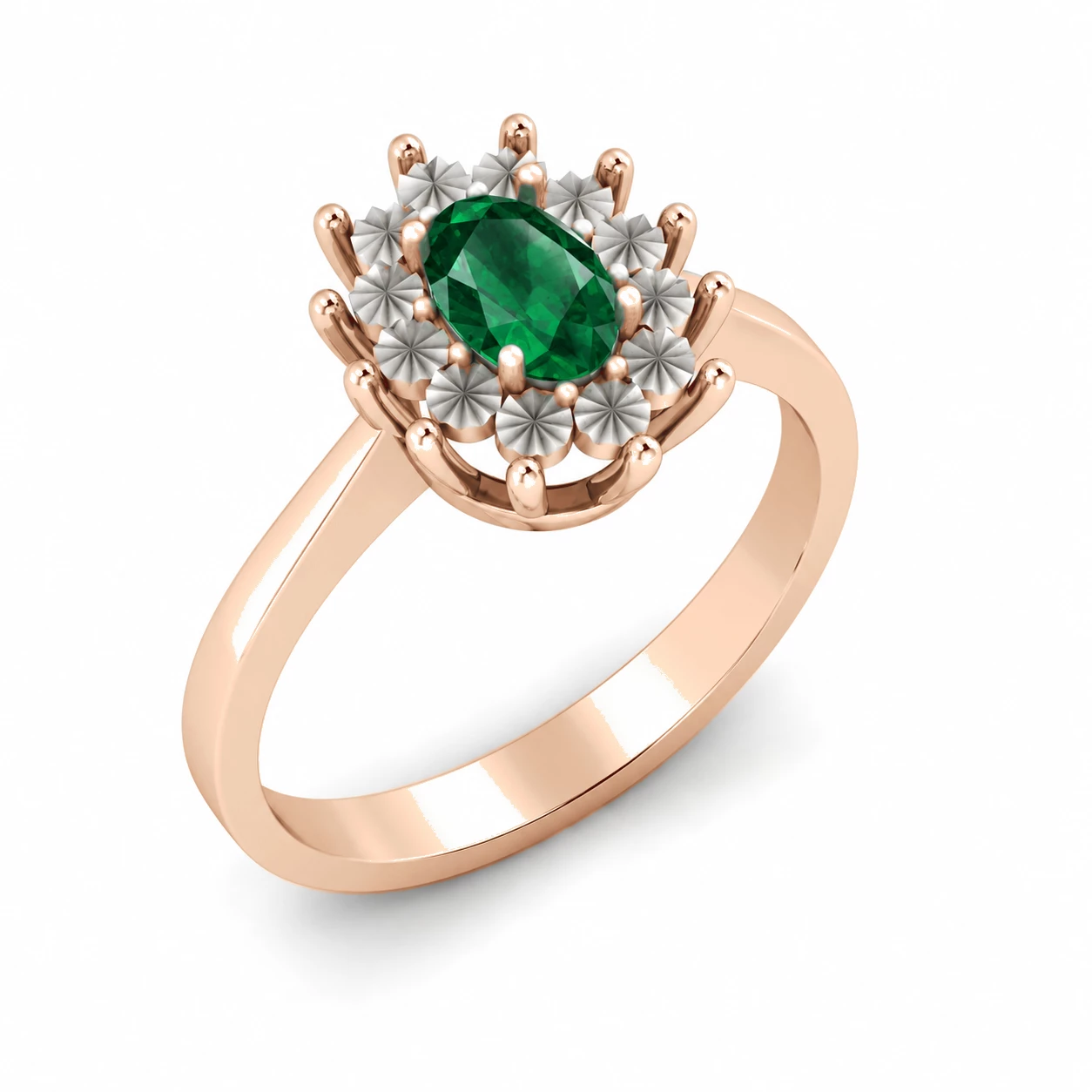 Bague Sceptre Magnifique Pierre Précieuse ovale 0,42 ct — vue 1