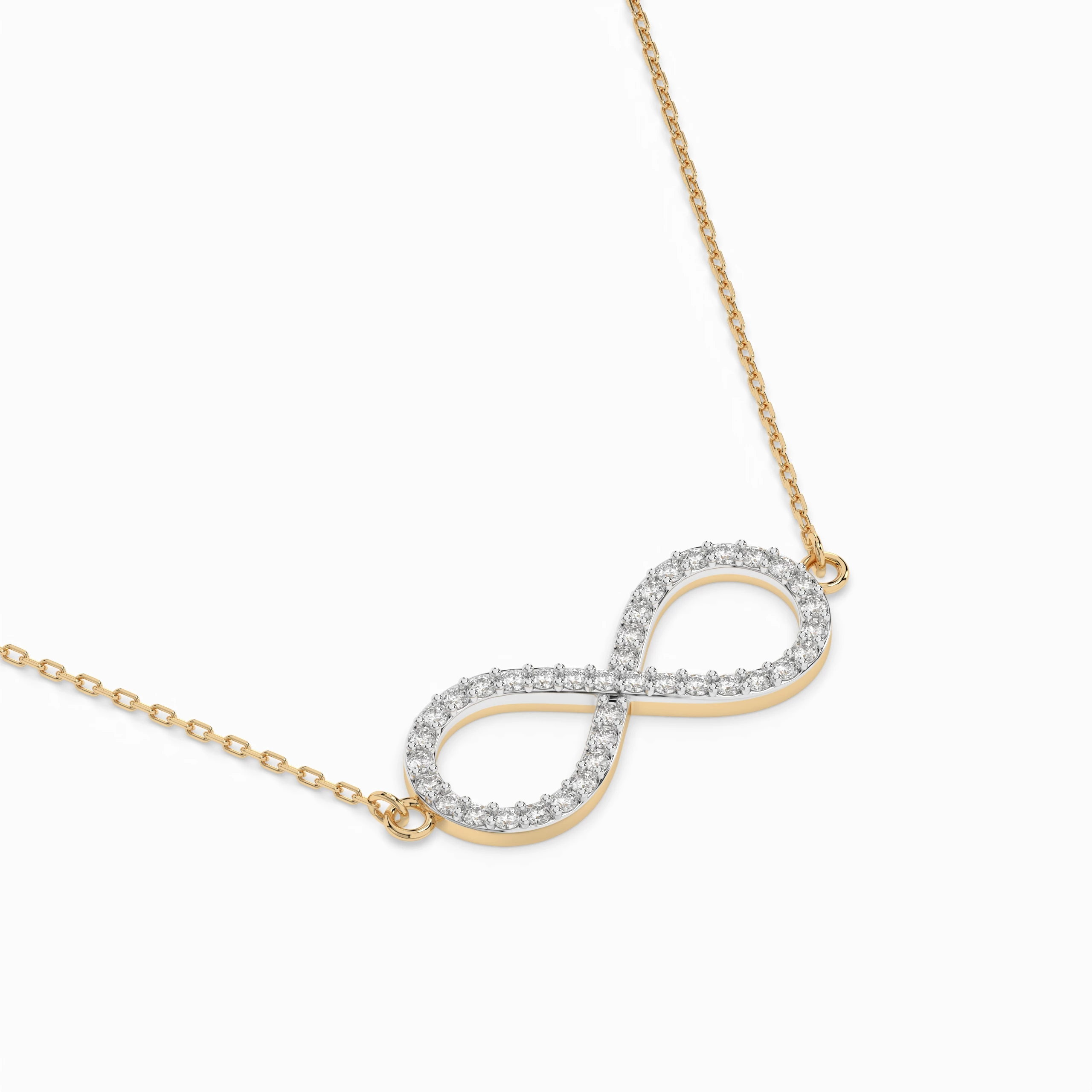 Collier Éclipse Interdite Minimalisme ronde 0,19 ct — vue 6