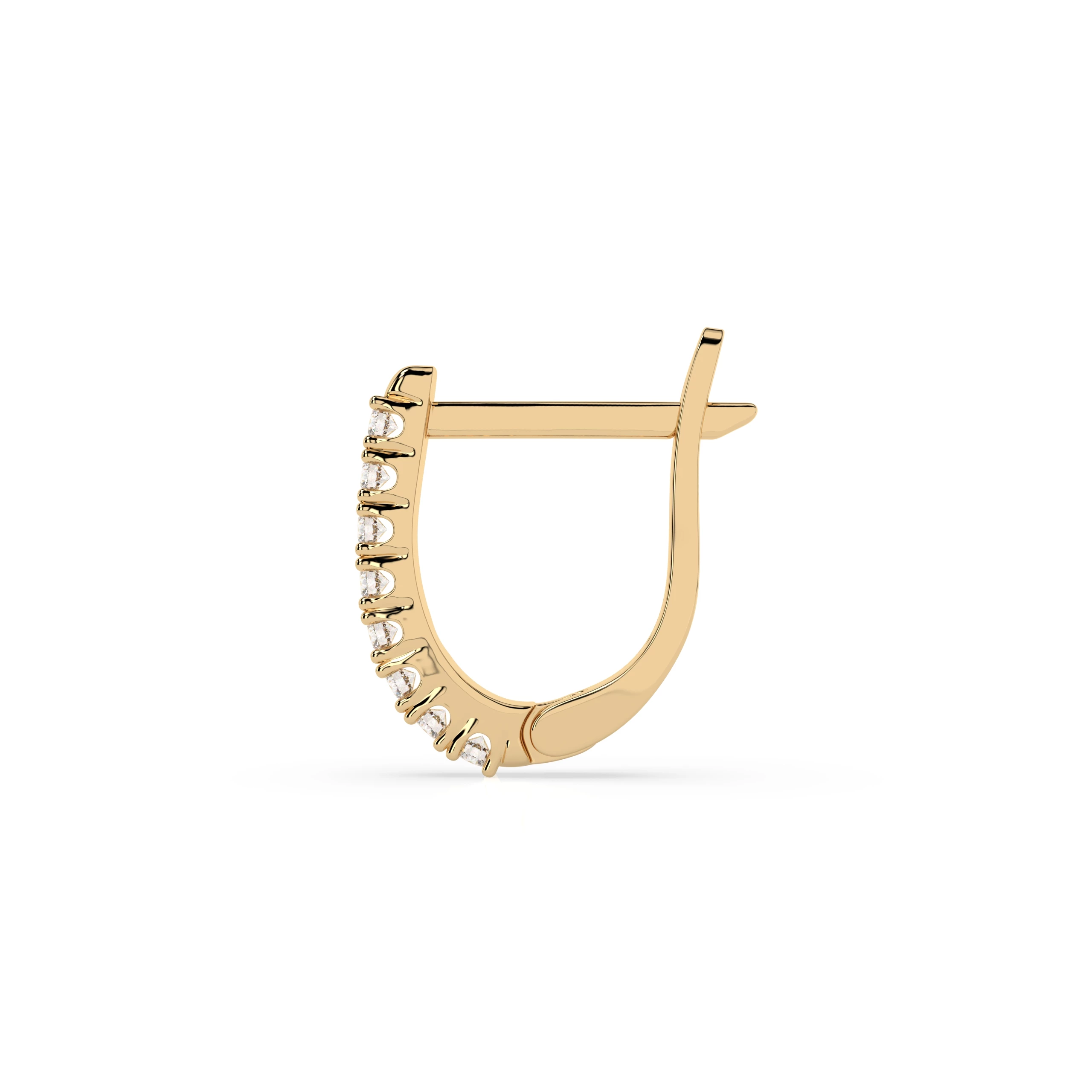 Boucles d'oreilles Charme Radieux Éternité ronde 0,32 ct — vue 5