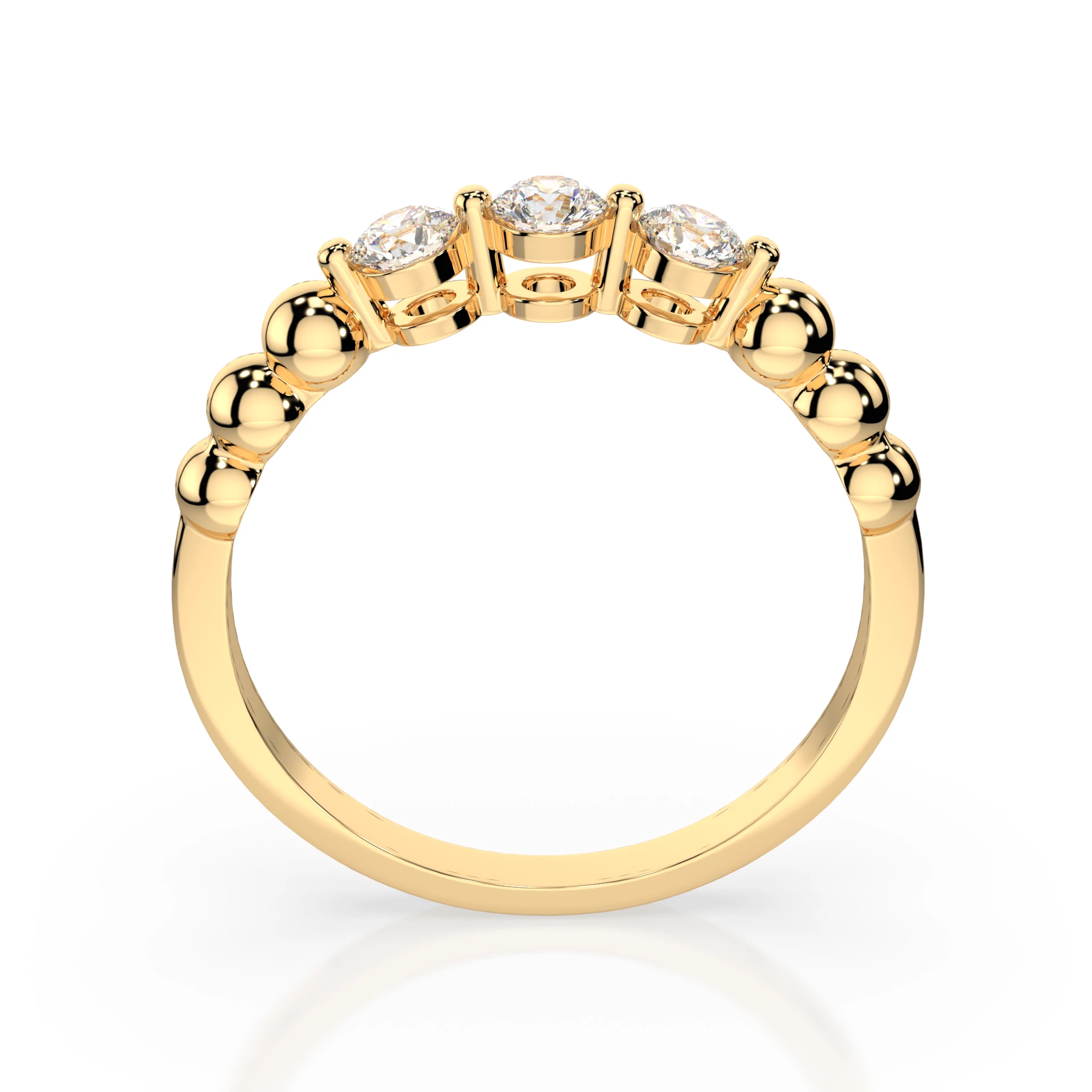 Bague Le Baiser des Étoiles Éternité ronde 0,39 ct — vue 5