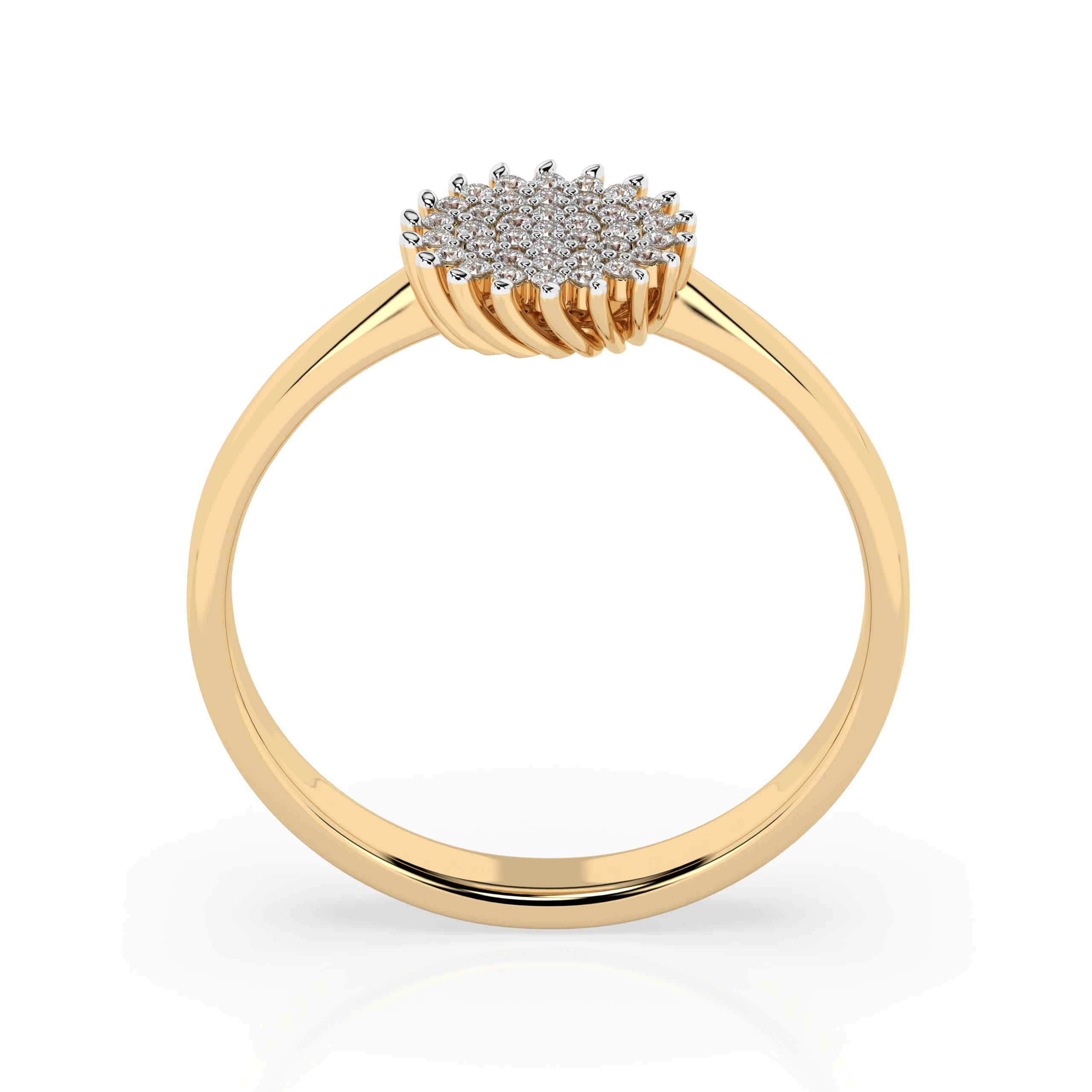 Bague Rosée Sacrée Illusion ronde 0,15 ct — vue 5