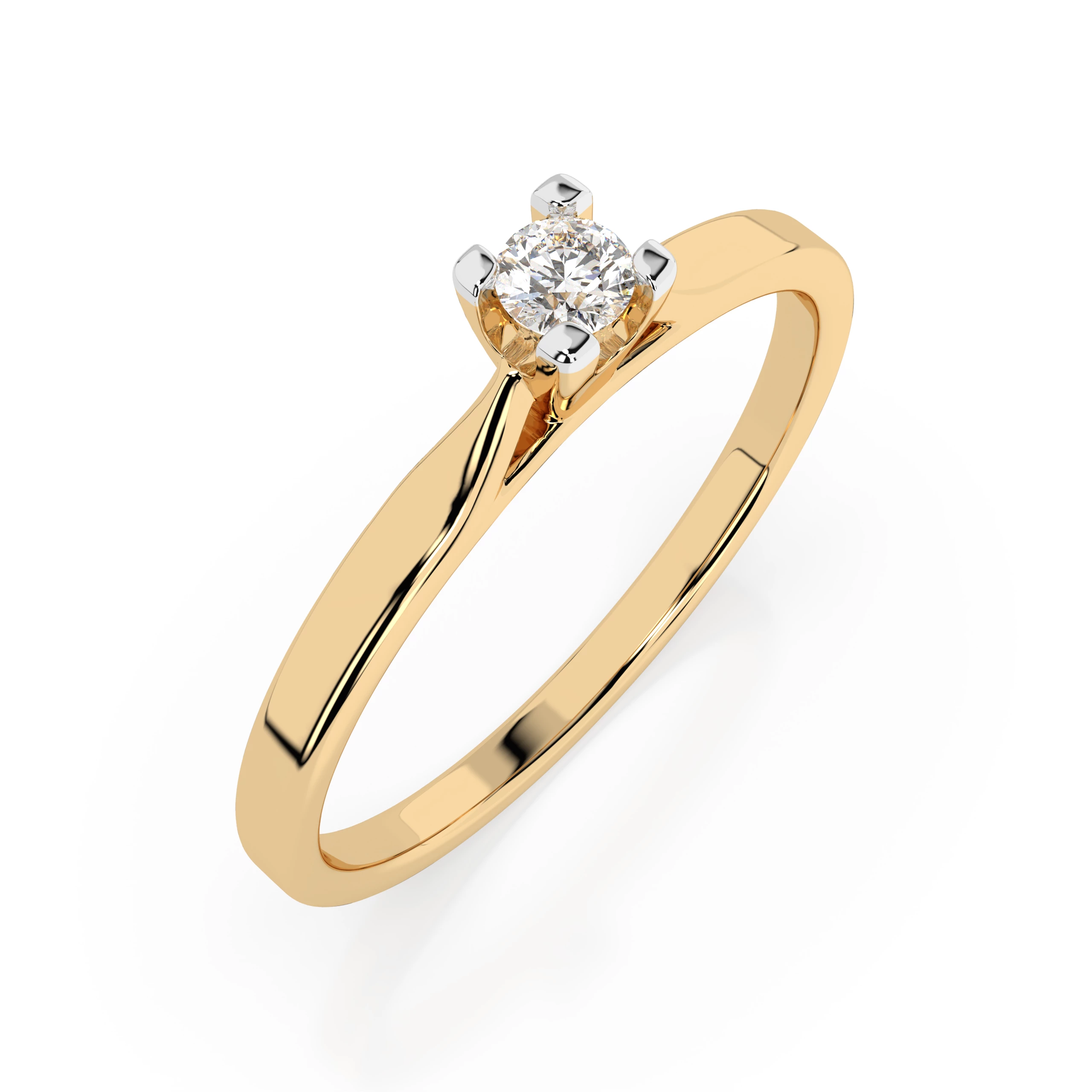 Bague Grandeur Majestueuse Solitaire ronde 0,06 ct · 2,5 mm — vue 4