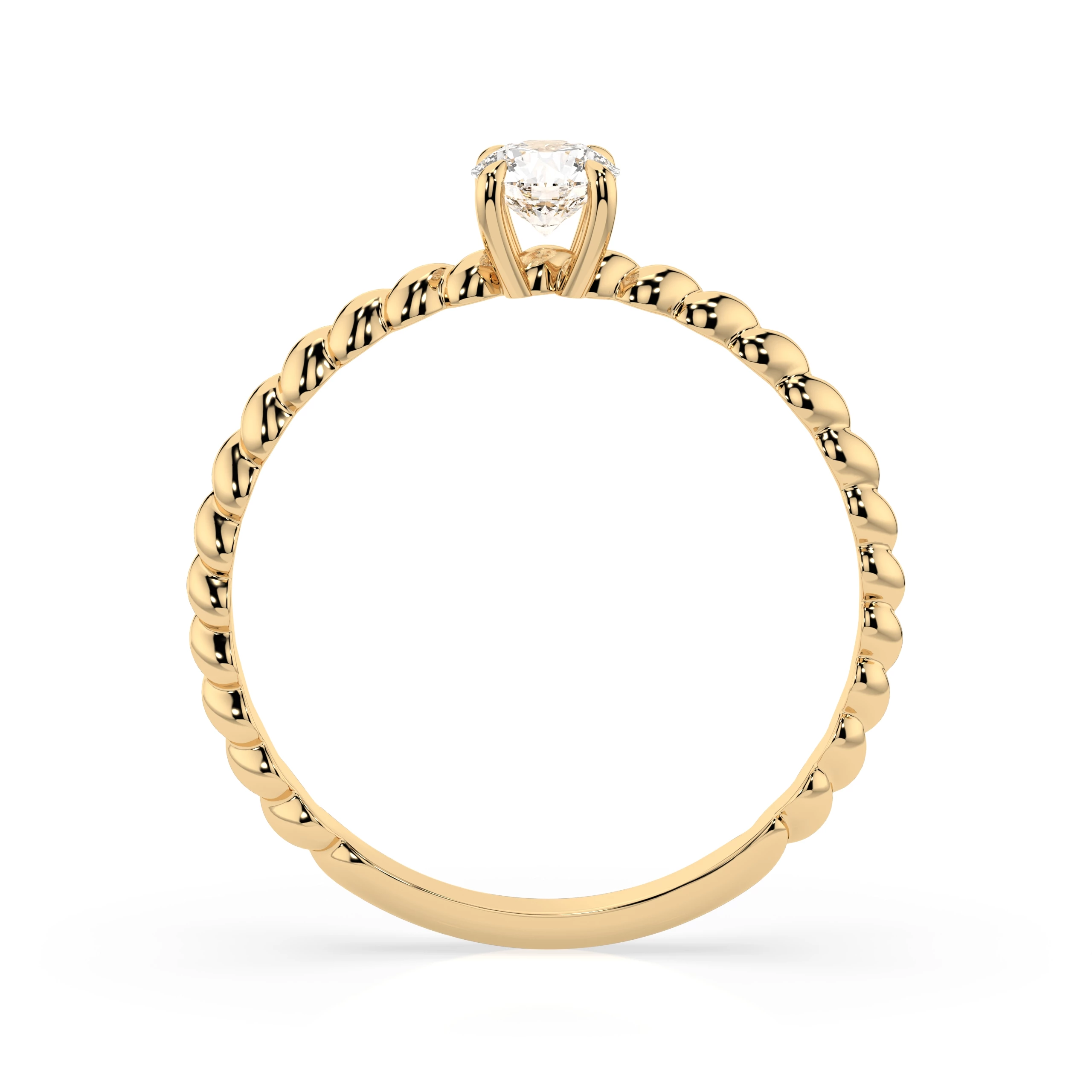 Bague Privilège Précieux Solitaire ronde 0,3 ct · 4,2 mm — vue 5