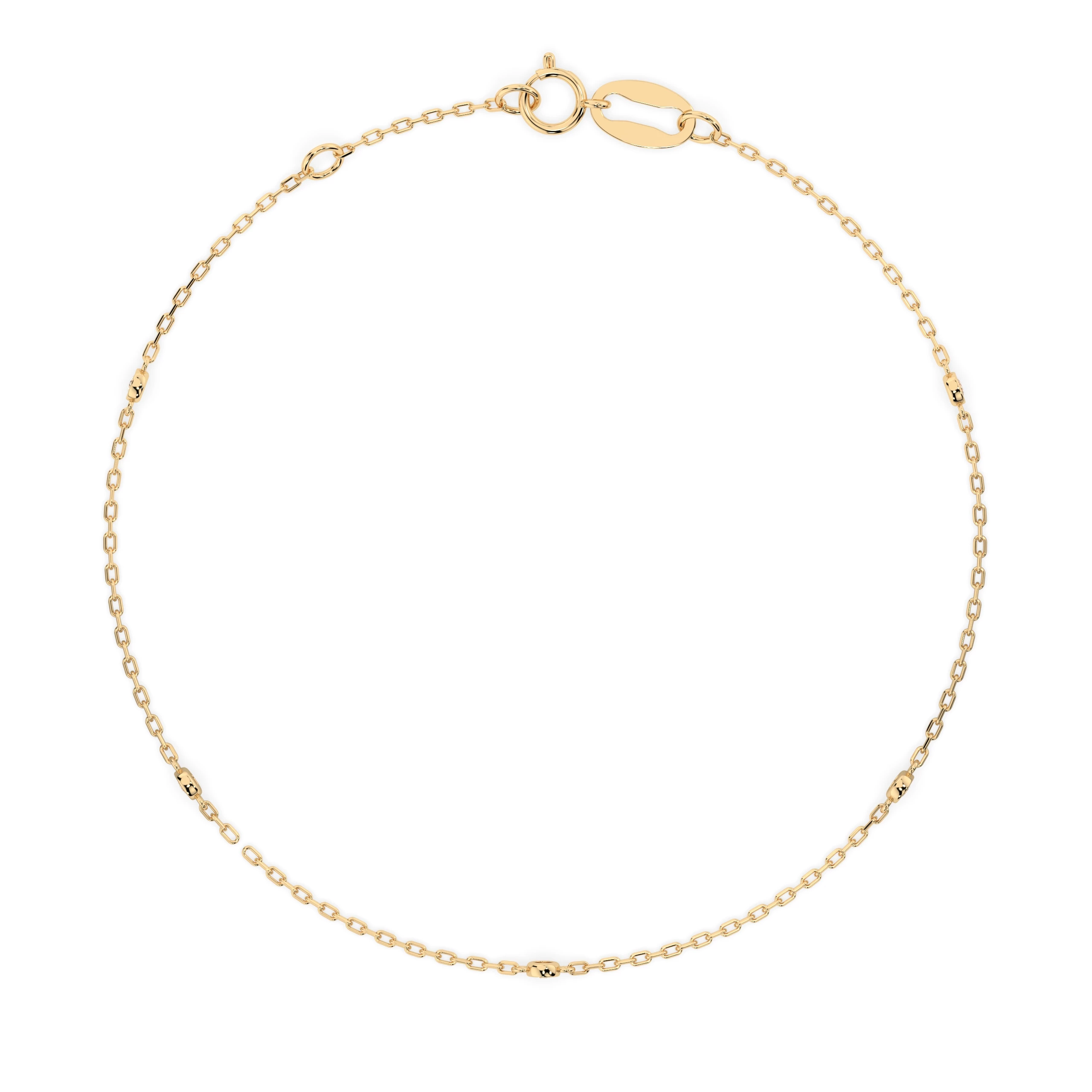 Bracelet Raffinement Raffiné Minimalisme ronde 0,07 ct — vue 4