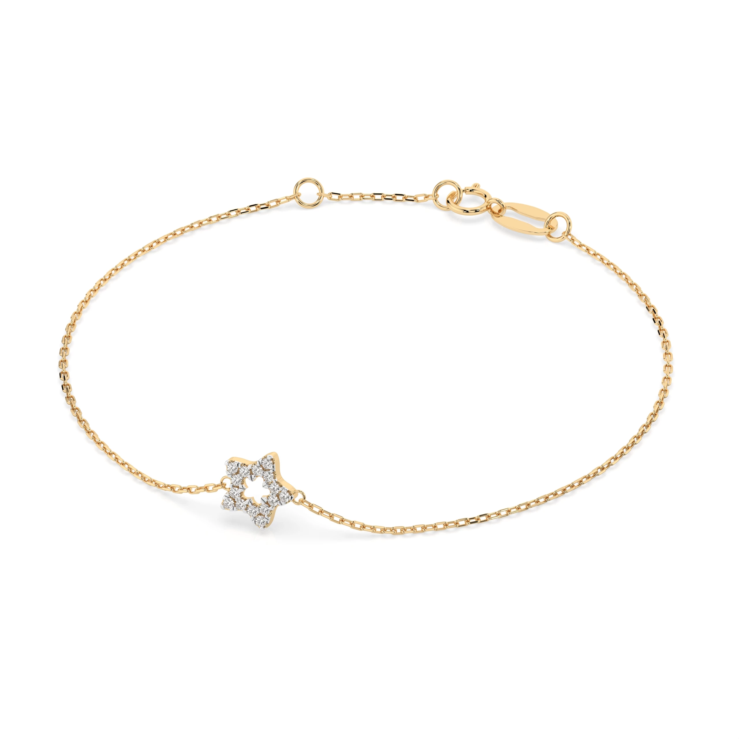 Bracelet Ombre Secrète Minimalisme ronde 0,08 ct — vue 6