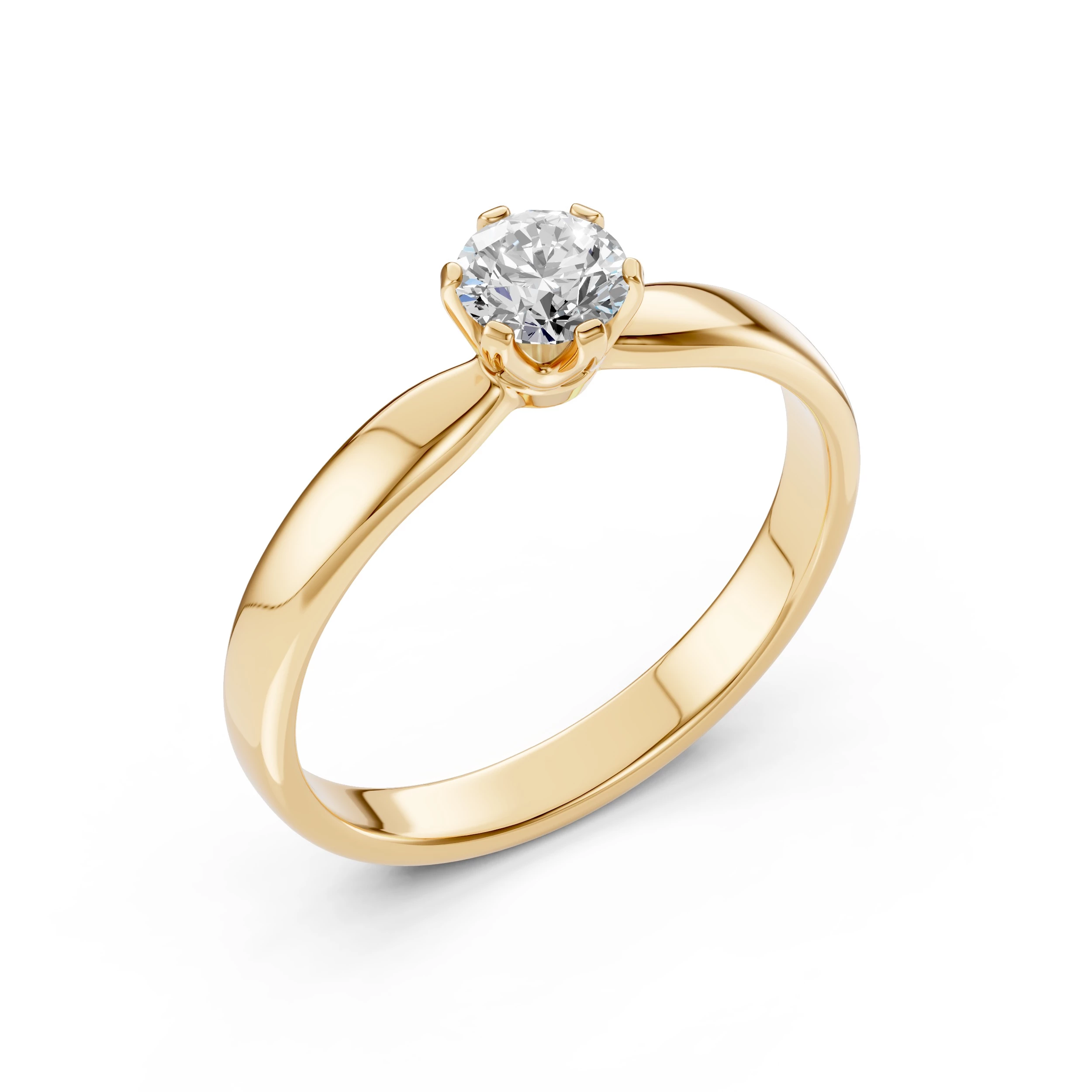 Bague Altesse Impériale Solitaire ronde 0,4 ct · 4,7 mm — vue 4