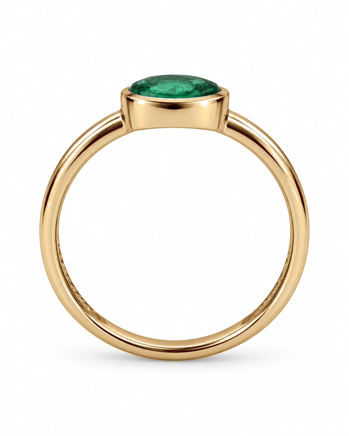 Bague Dynastie Impériale Pierre Précieuse 0,42 ct — vue 8