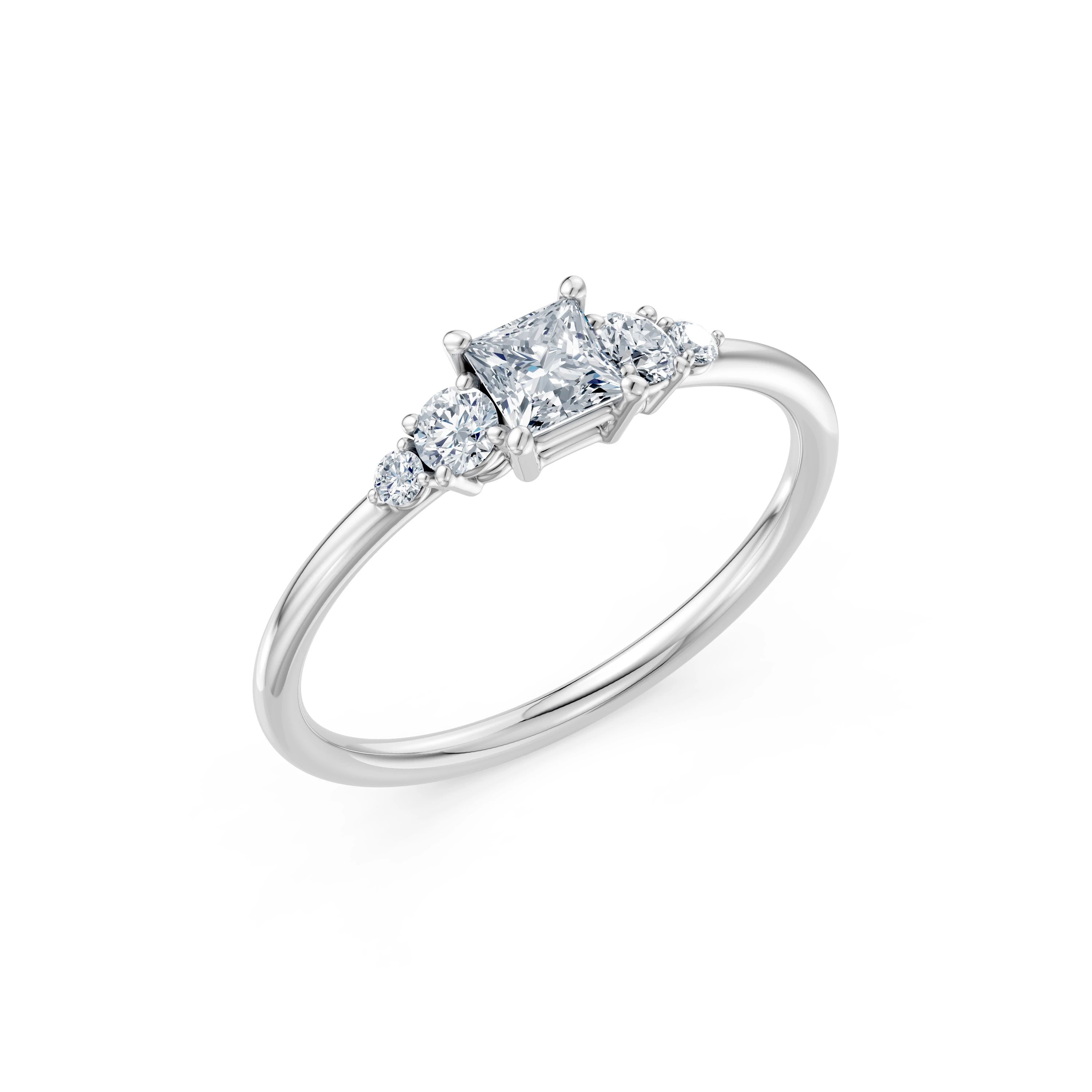 Bague Désir Précieux Solitaire Éternité 0,3 ct — vue 1