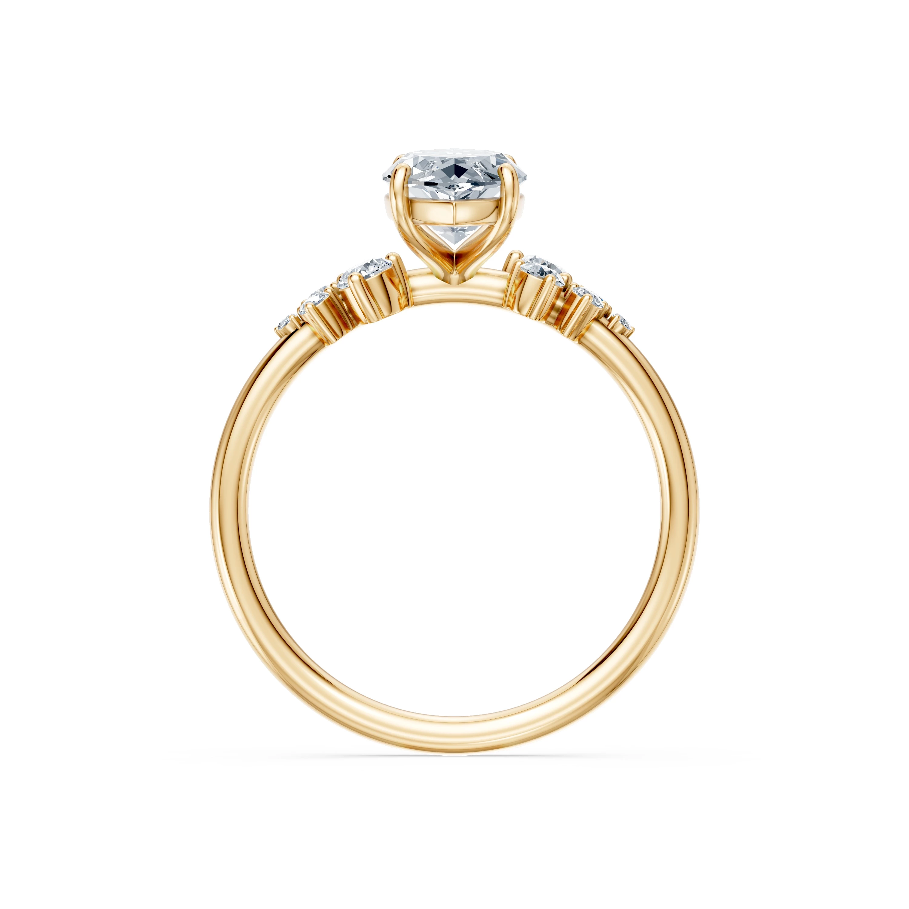 Bague Serment Radieux Solitaire Éternité marquise 1,5 ct · 1,5 mm — vue 5