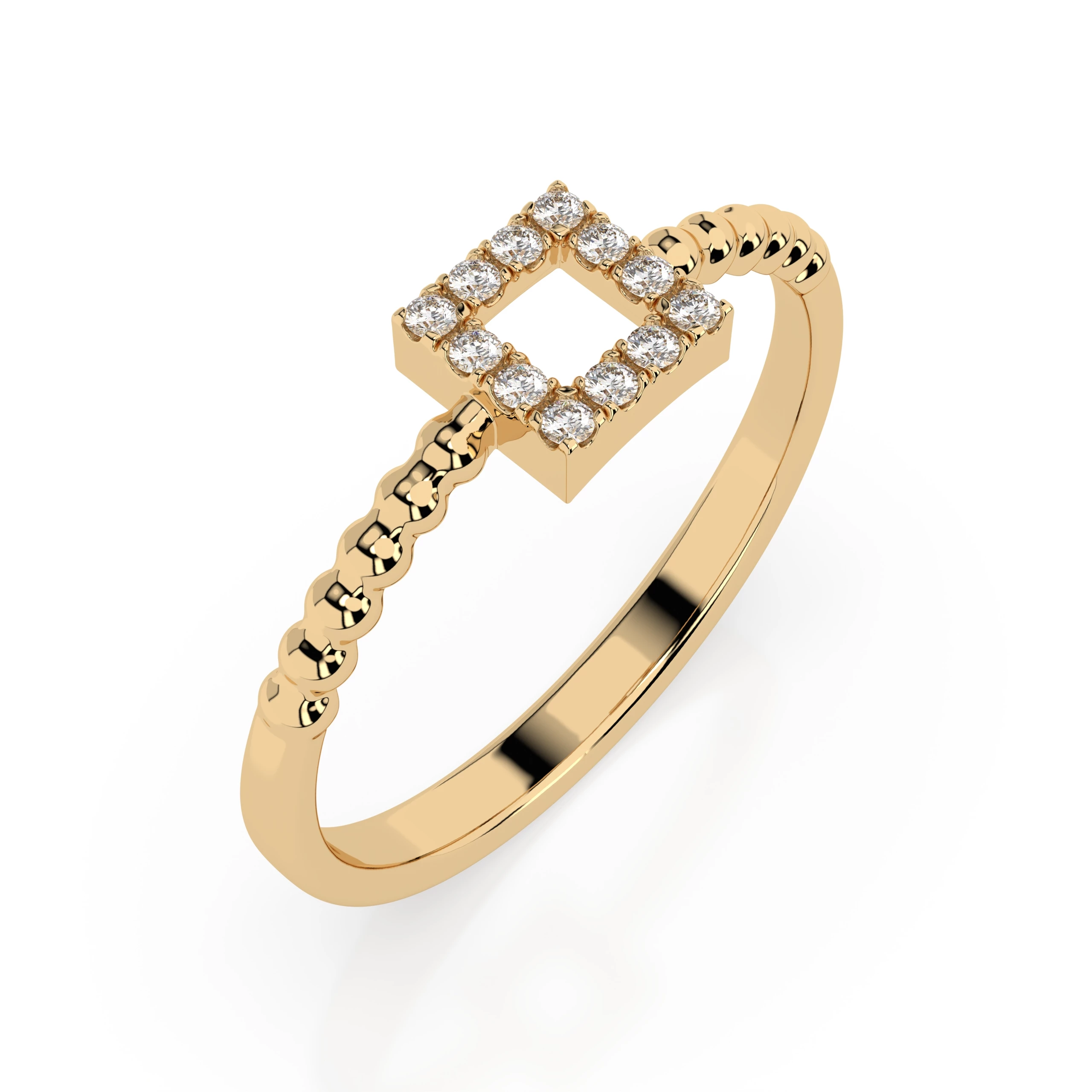 Bague L'Héritage Minimalisme ronde 0,07 ct — vue 4