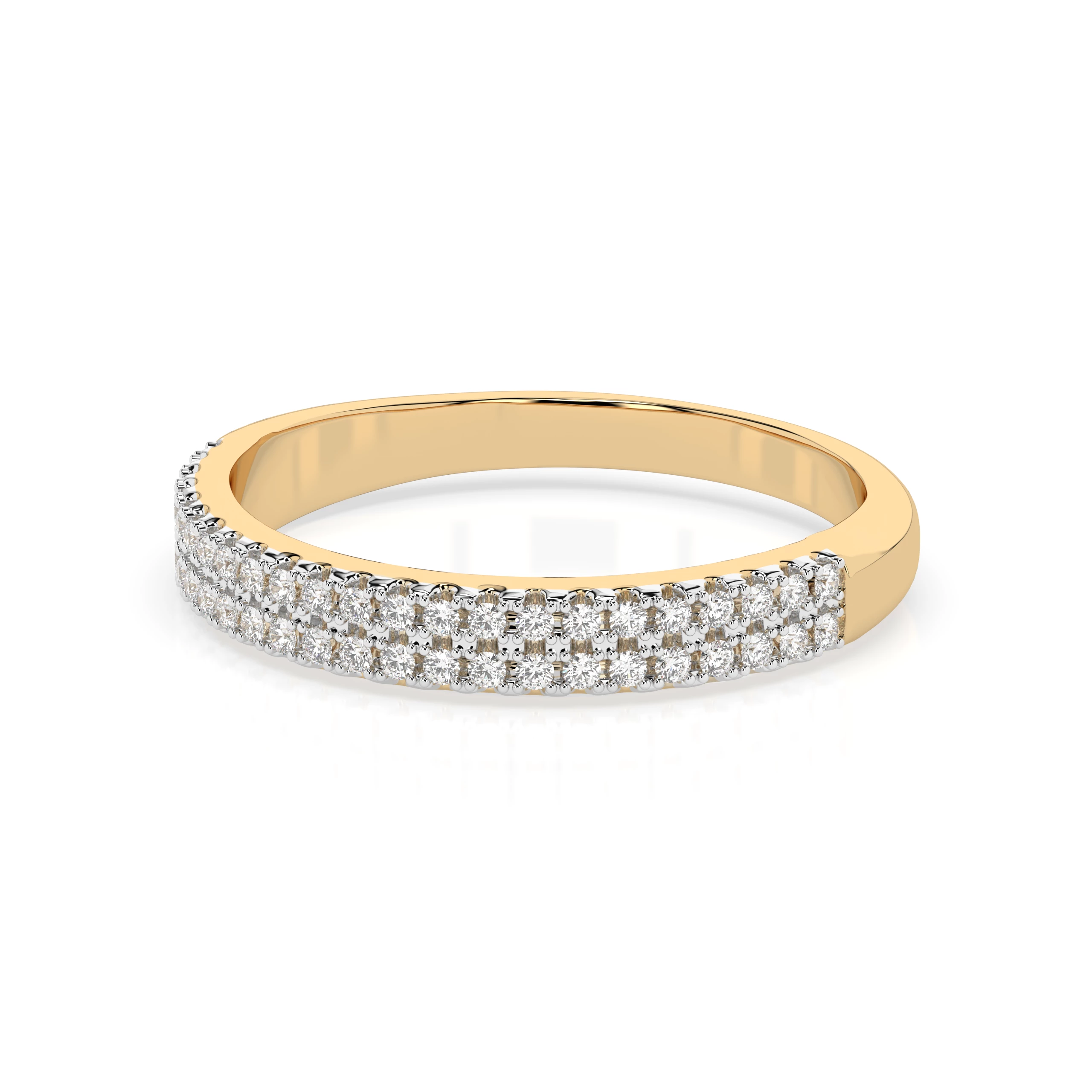 Bague Rêverie Infinie Éternité ronde 0,18 ct — vue 6