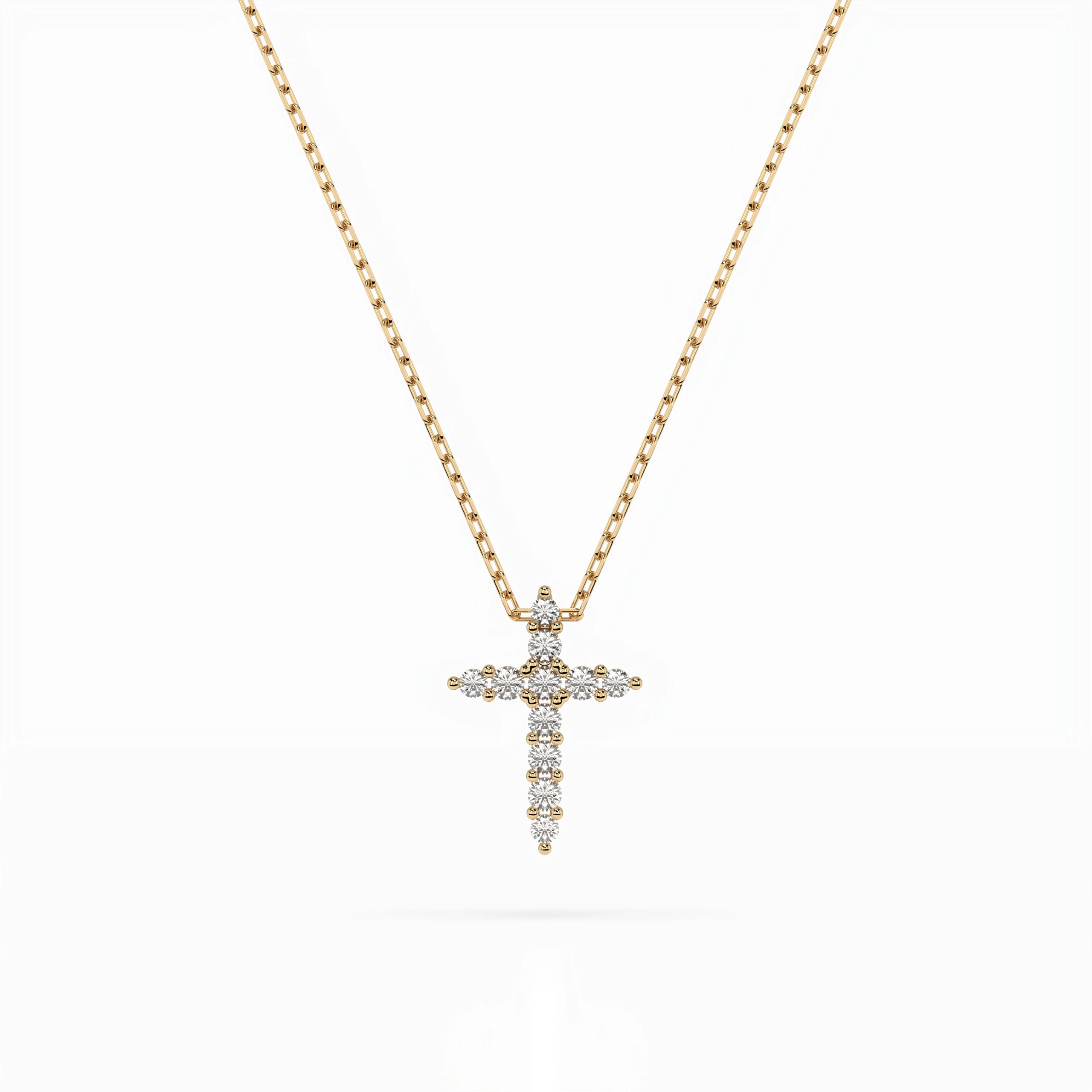 Collier Éclat Secret Minimalisme ronde 0,07 ct — vue 4