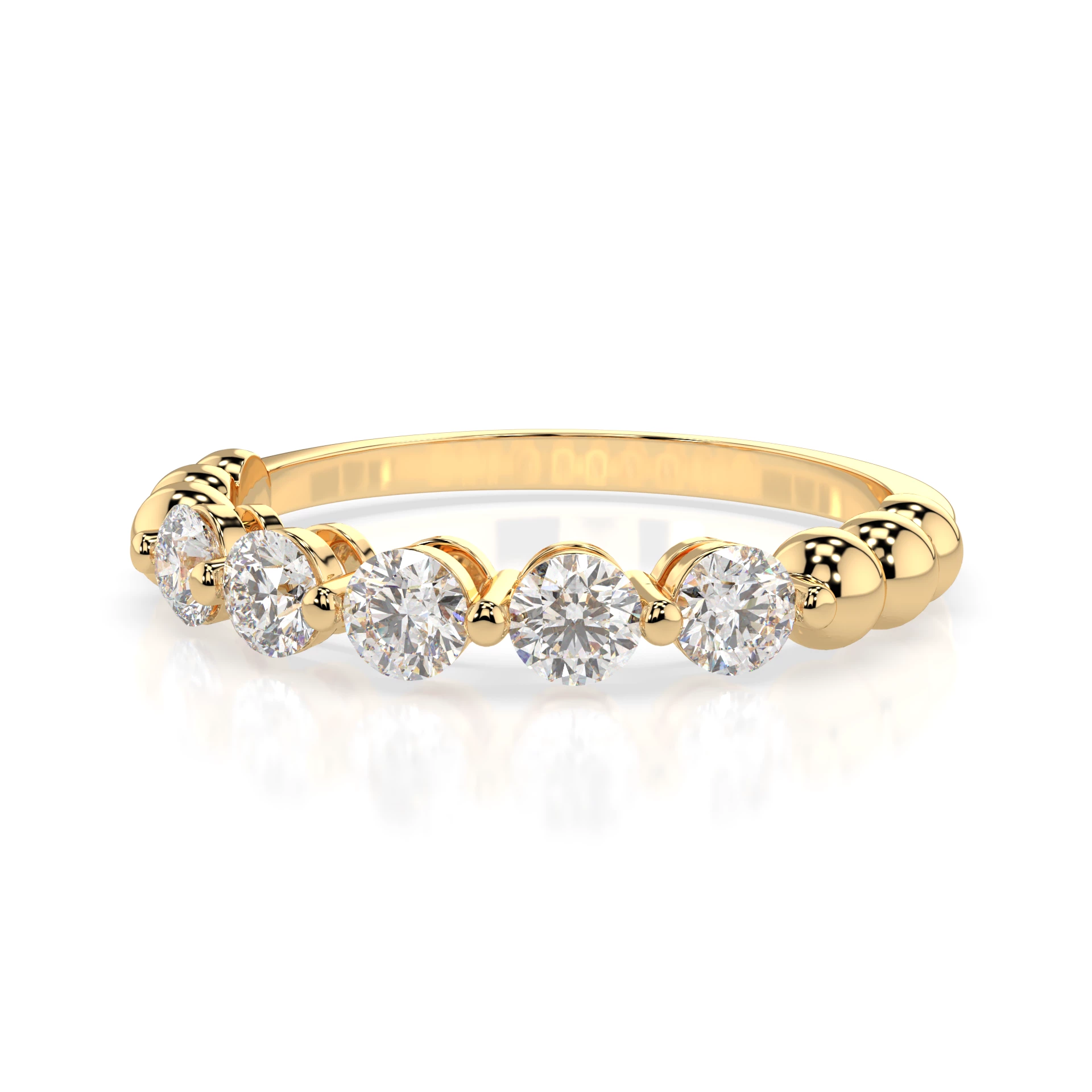 Bague L'Élégance d'un Instant Éternité ronde 0,5 ct — vue 6