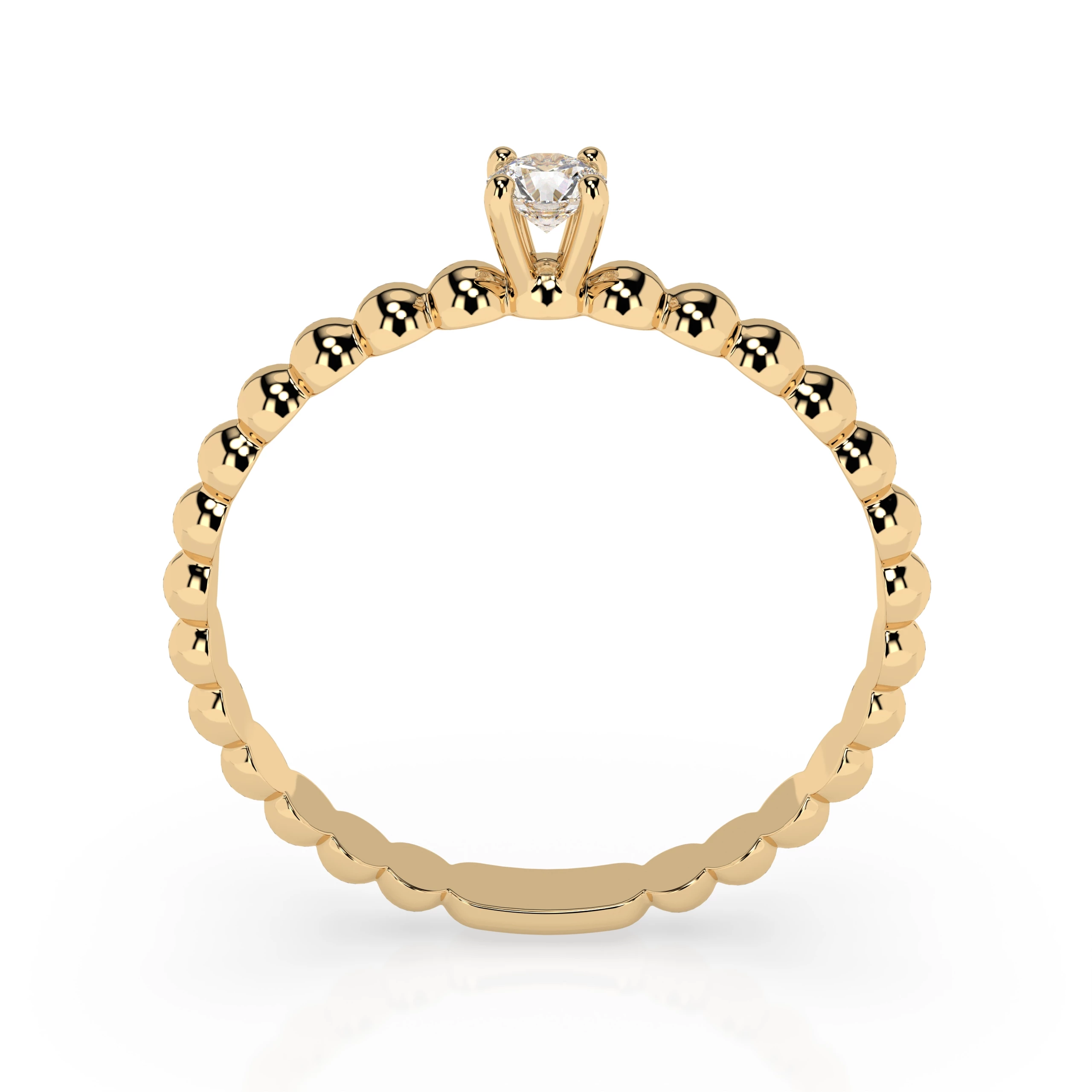 Bague Héritage Illustre Solitaire ronde 0,08 ct · 2,7 mm — vue 5