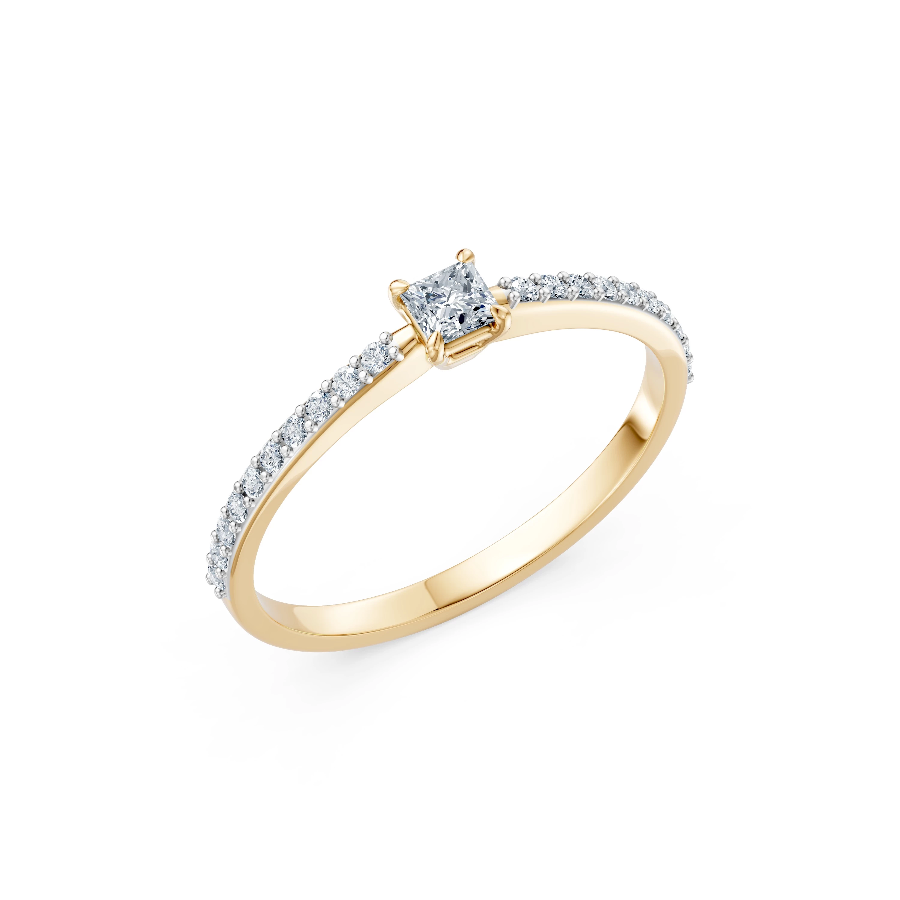 Bague Règne Éternel Solitaire 0,17 ct · 3,0 mm — vue 4