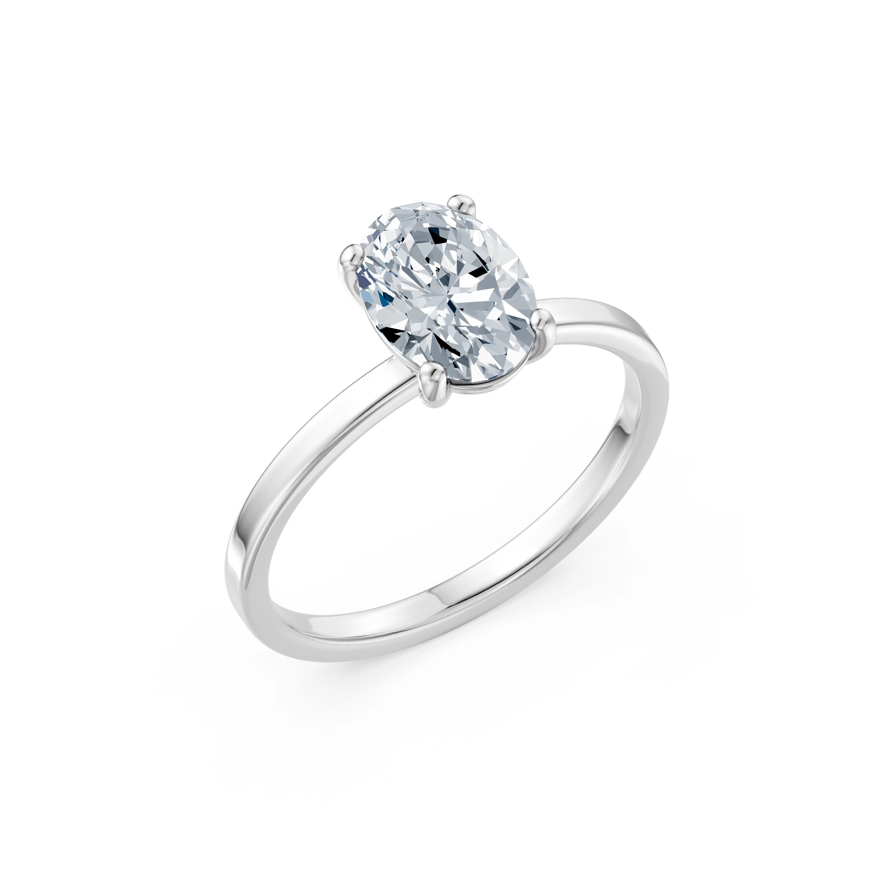 Bague Trésor Sublime Solitaire ovale 1,5 ct · 1,5 mm — vue 1