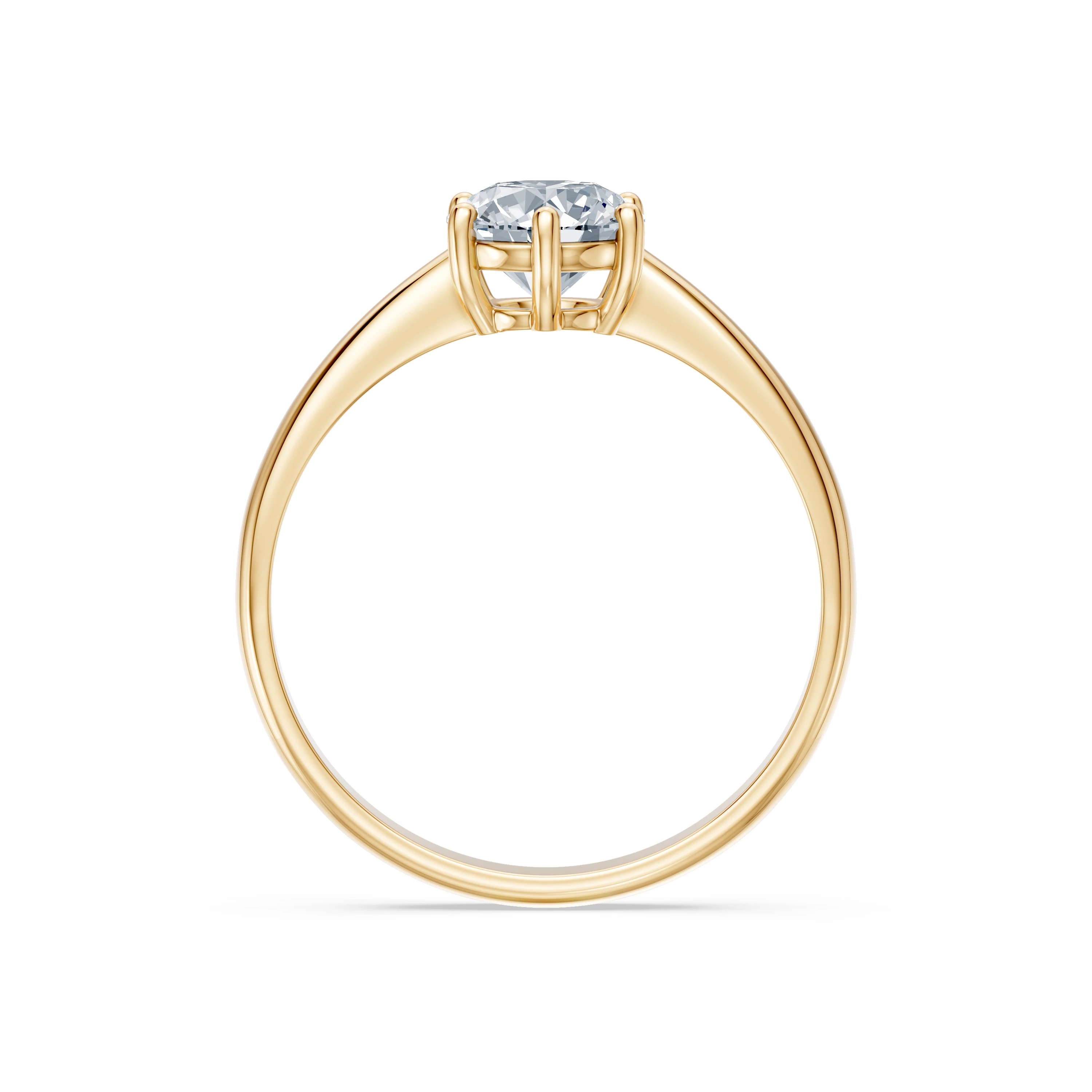 Bague L'Éternelle Solitaire ronde 1 ct · 6,5 mm — vue 5
