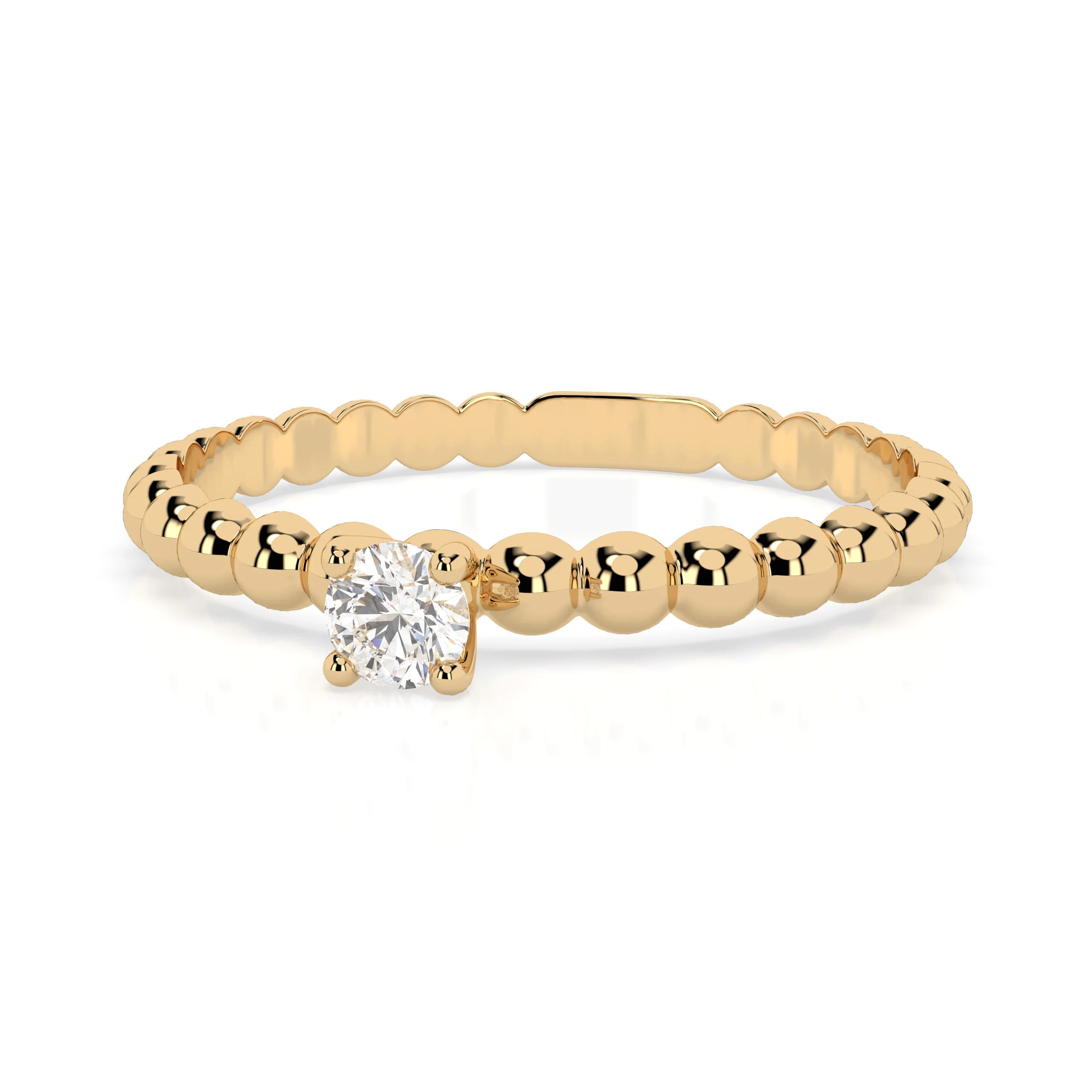 Bague Héritage Illustre Solitaire ronde 0,08 ct · 2,7 mm — vue 6