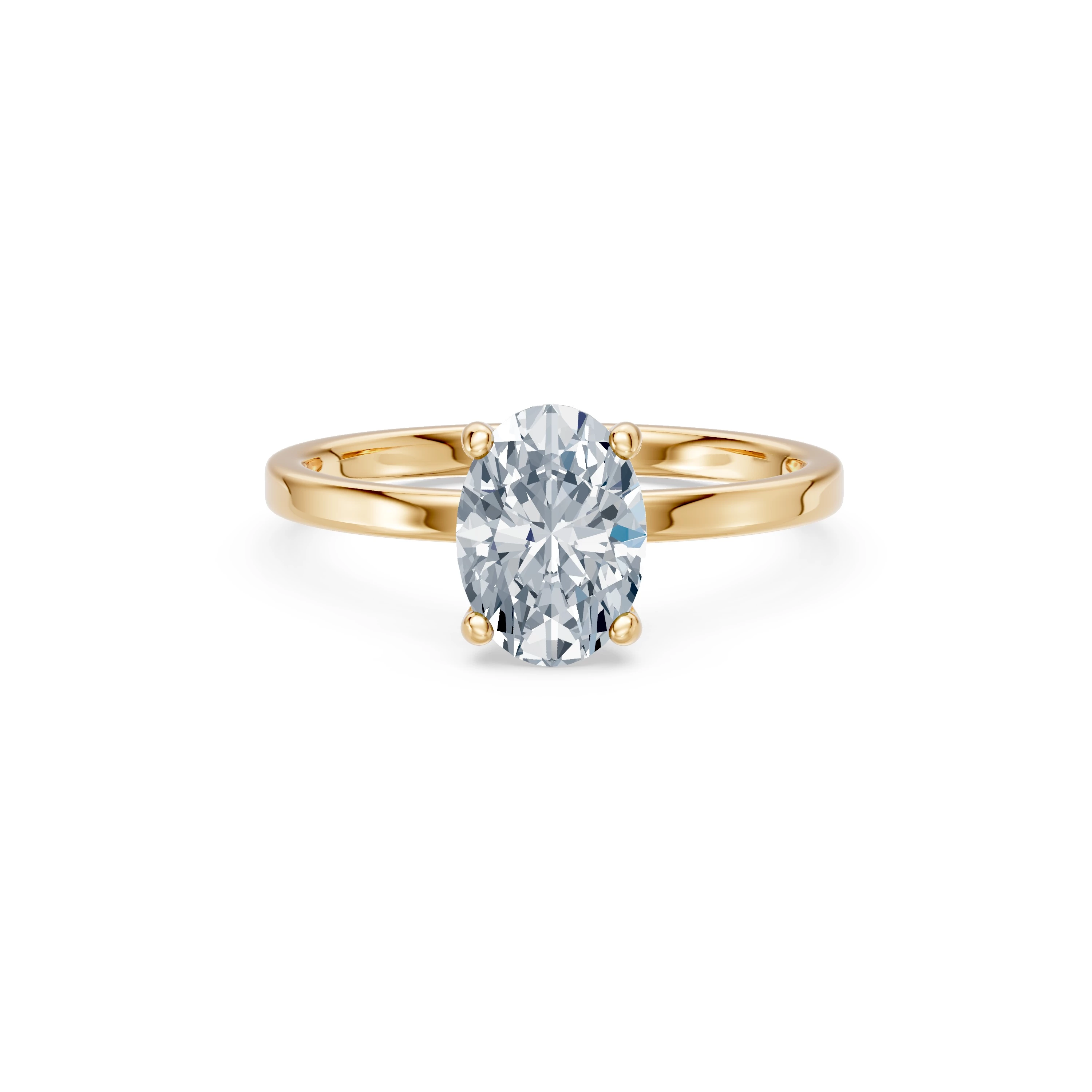 Bague Trésor Sublime Solitaire ovale 1,5 ct · 1,5 mm — vue 6
