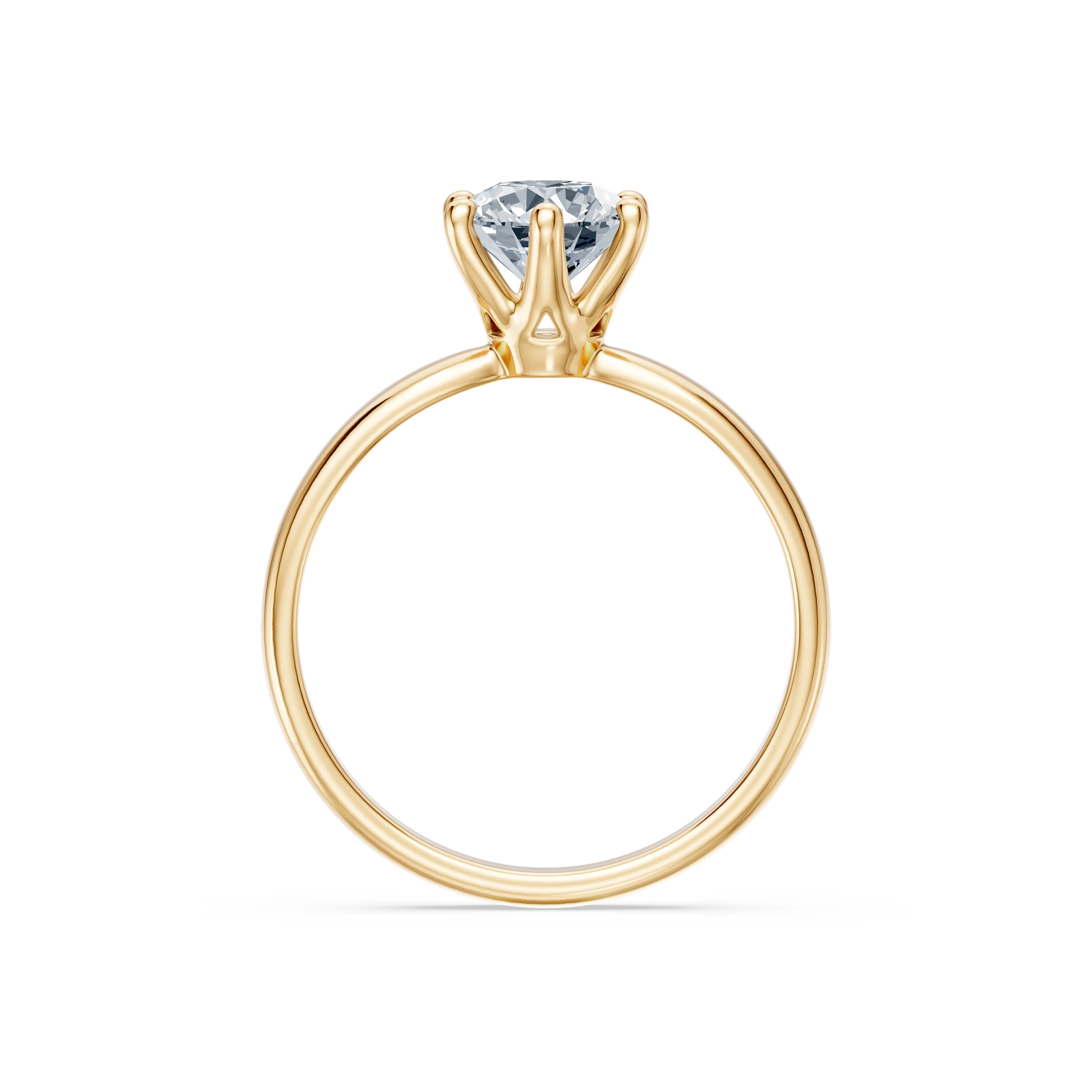 Bague L'Impériale Solitaire ronde 1 ct · 6,5 mm — vue 5