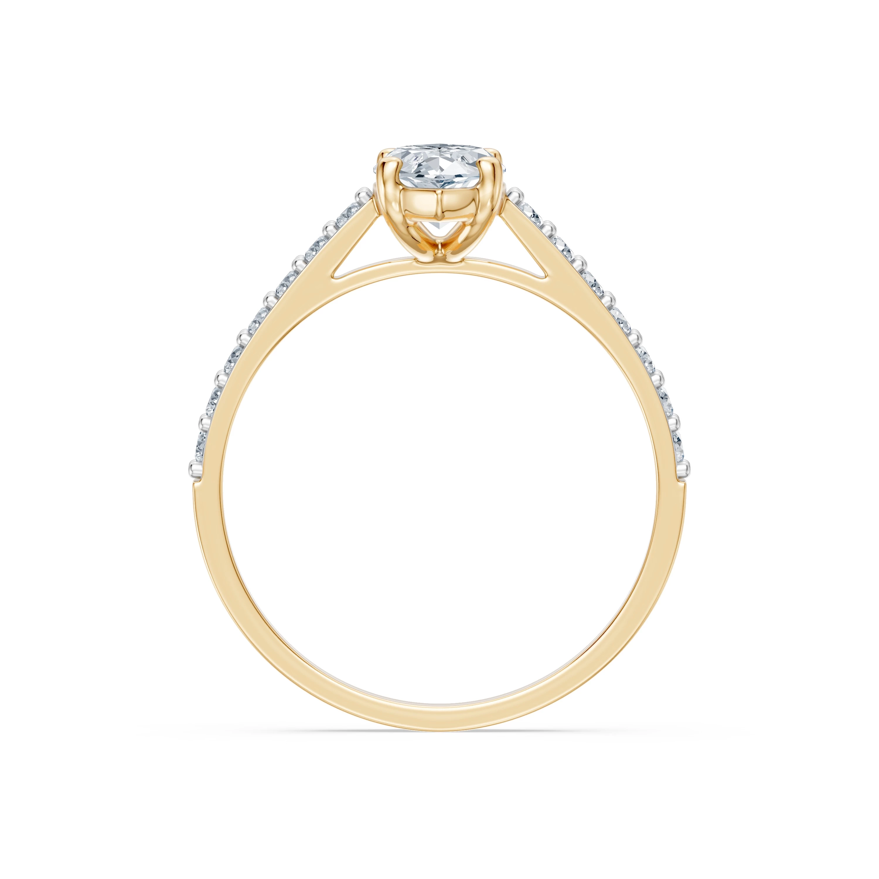 Bague Désir Lumineux Solitaire Éternité marquise 1 ct — vue 5