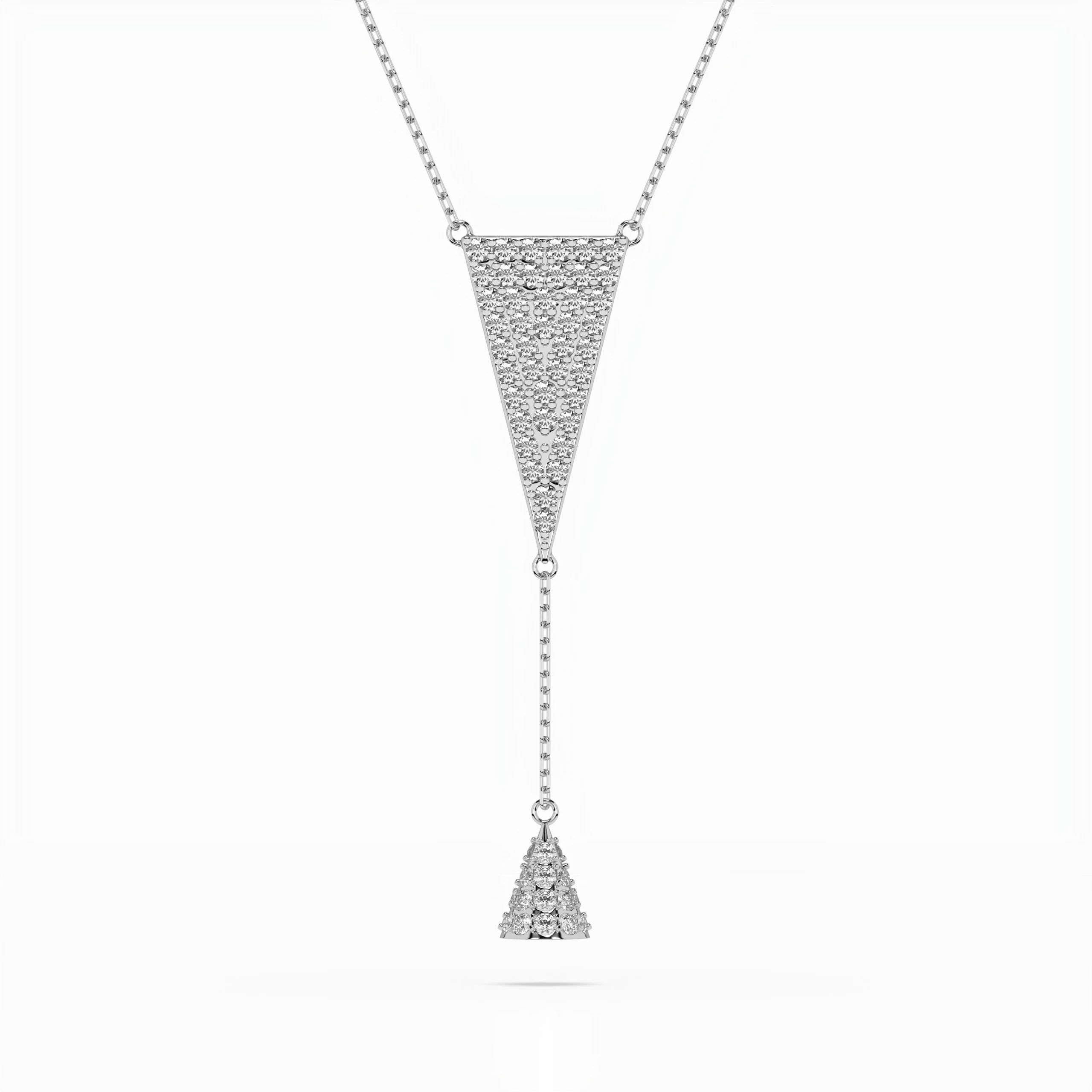 Collier Ombre Noire Minimalisme ronde 0,41 ct — vue 1