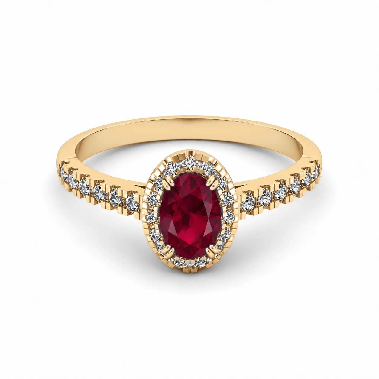 Bague Douceur Éternelle Pierre Précieuse ovale 0,63 ct — vue 9