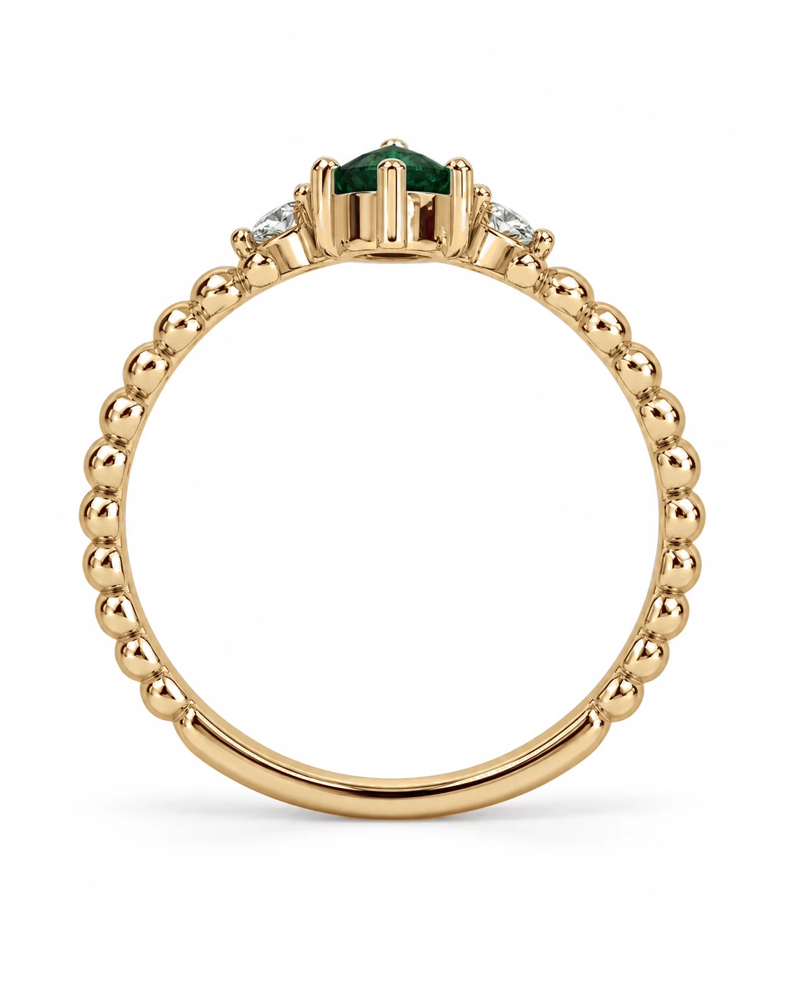 Bague Majesté Radieuse Pierre Précieuse 0,33 ct — vue 8