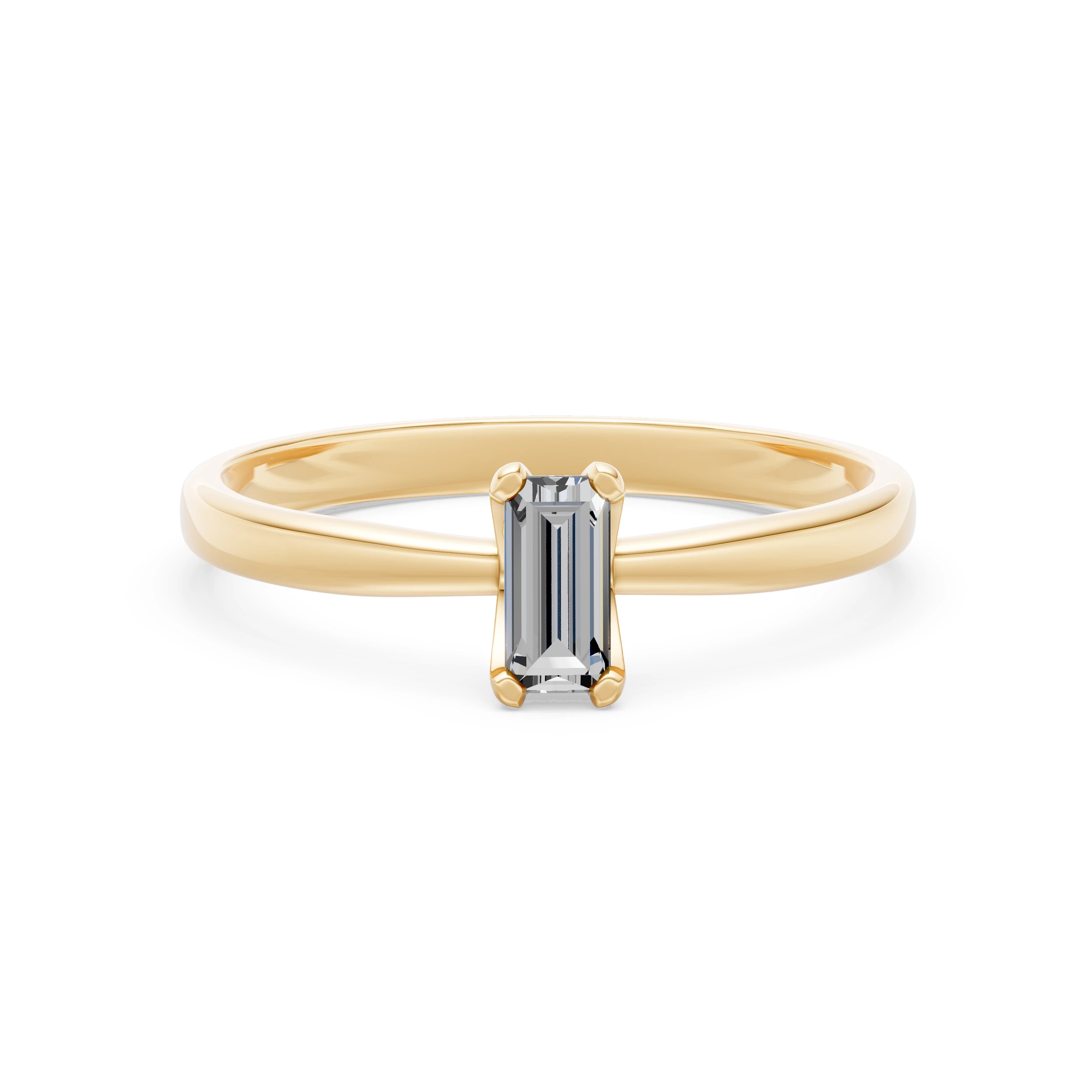 Bague Impératrice Rayonnante Solitaire 0,3 ct — vue 6